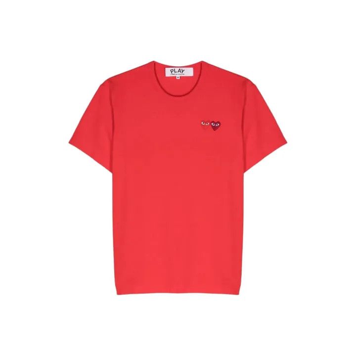 Comme des Garcons Comme des Garçons Red Short Sleeve T-Shirt 0079 Size US L / EU 52-54 / 3 - 1 Thumbnail