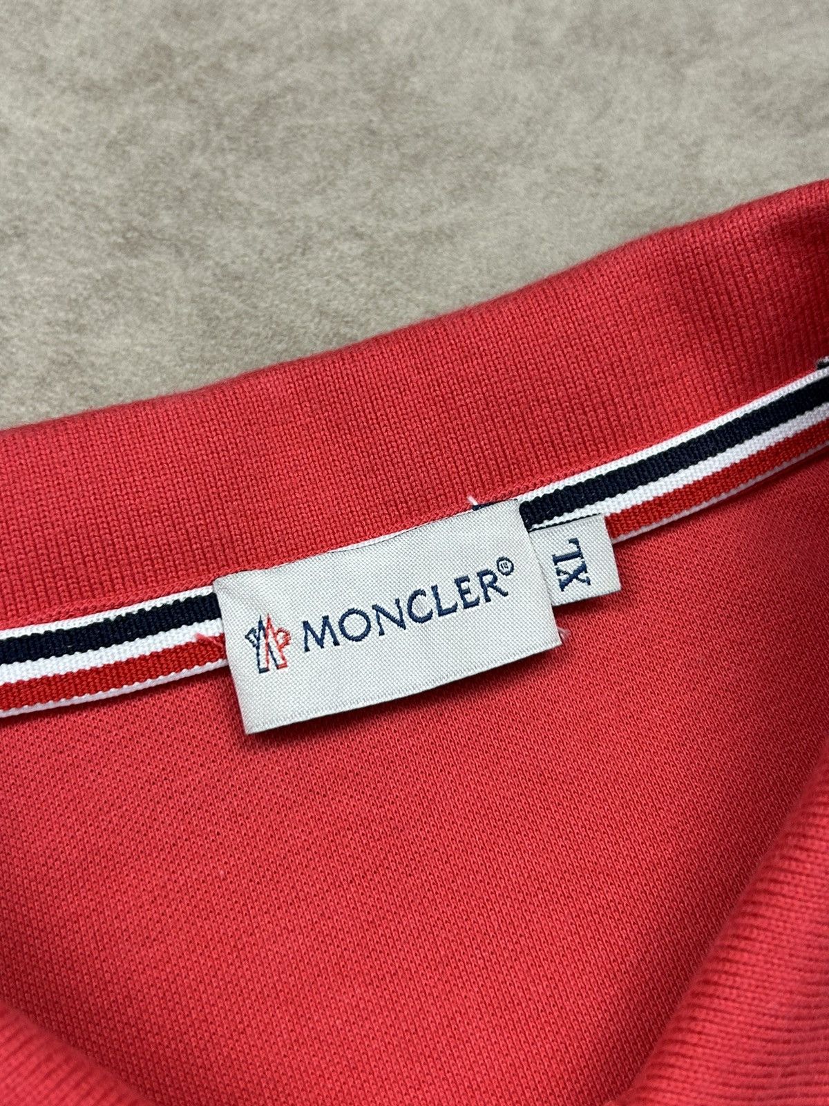 Moncler Moncler Polo Shirt Logo Short Sleeve Size XL Size XL / US 12-14 / IT 48-50 - 7 Thumbnail
