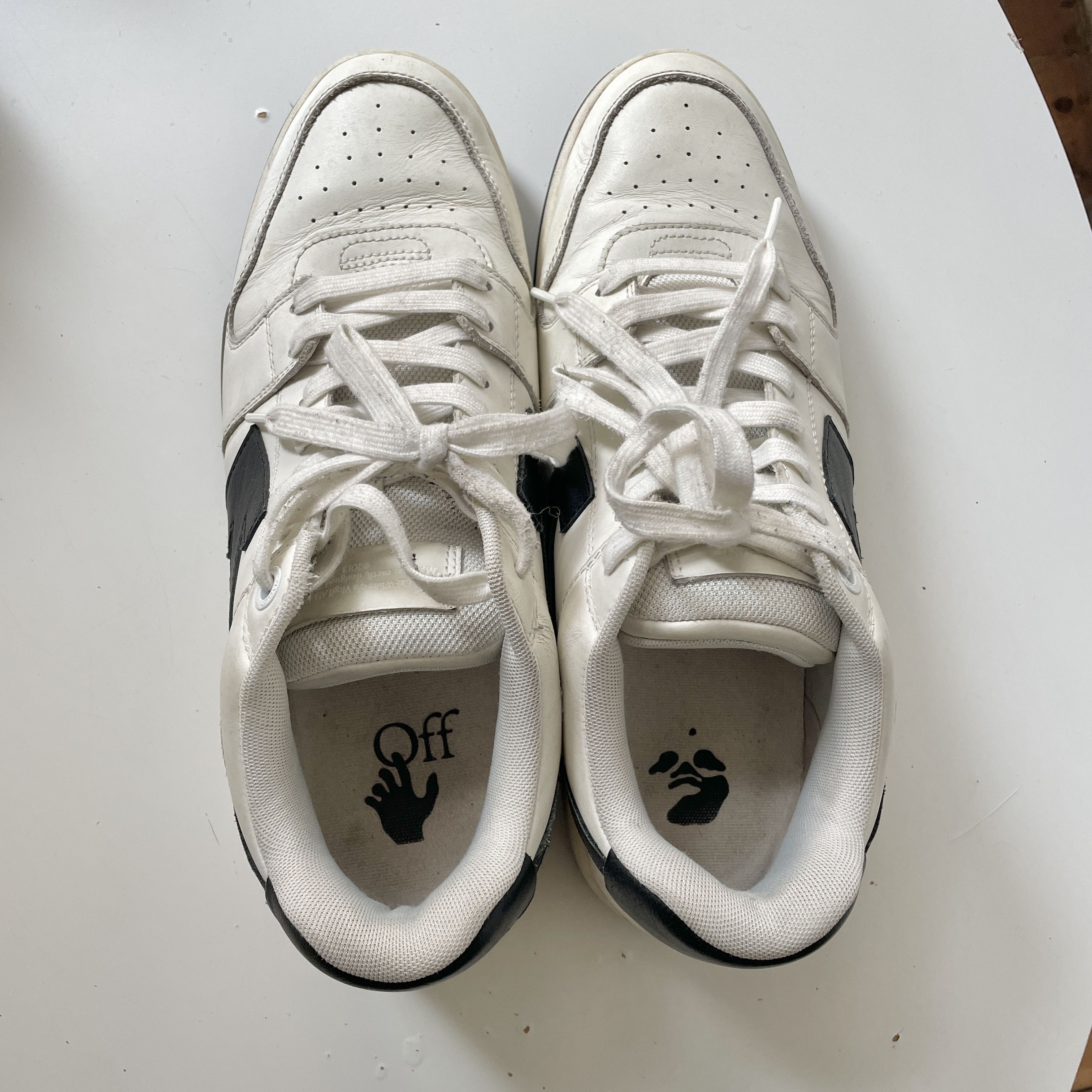 Off-White Off-White Out of Office ' White, Black ' Size 45 Size US 12 / EU 45 - 3 Thumbnail