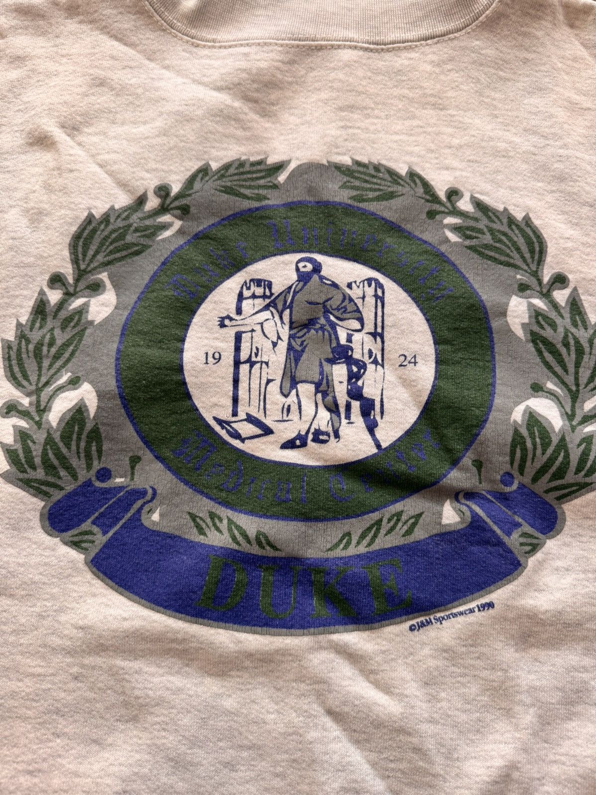 Vintage VINTAGE Duke University turtle neck sweatshirt Size US L / EU 52-54 / 3 - 2 Thumbnail