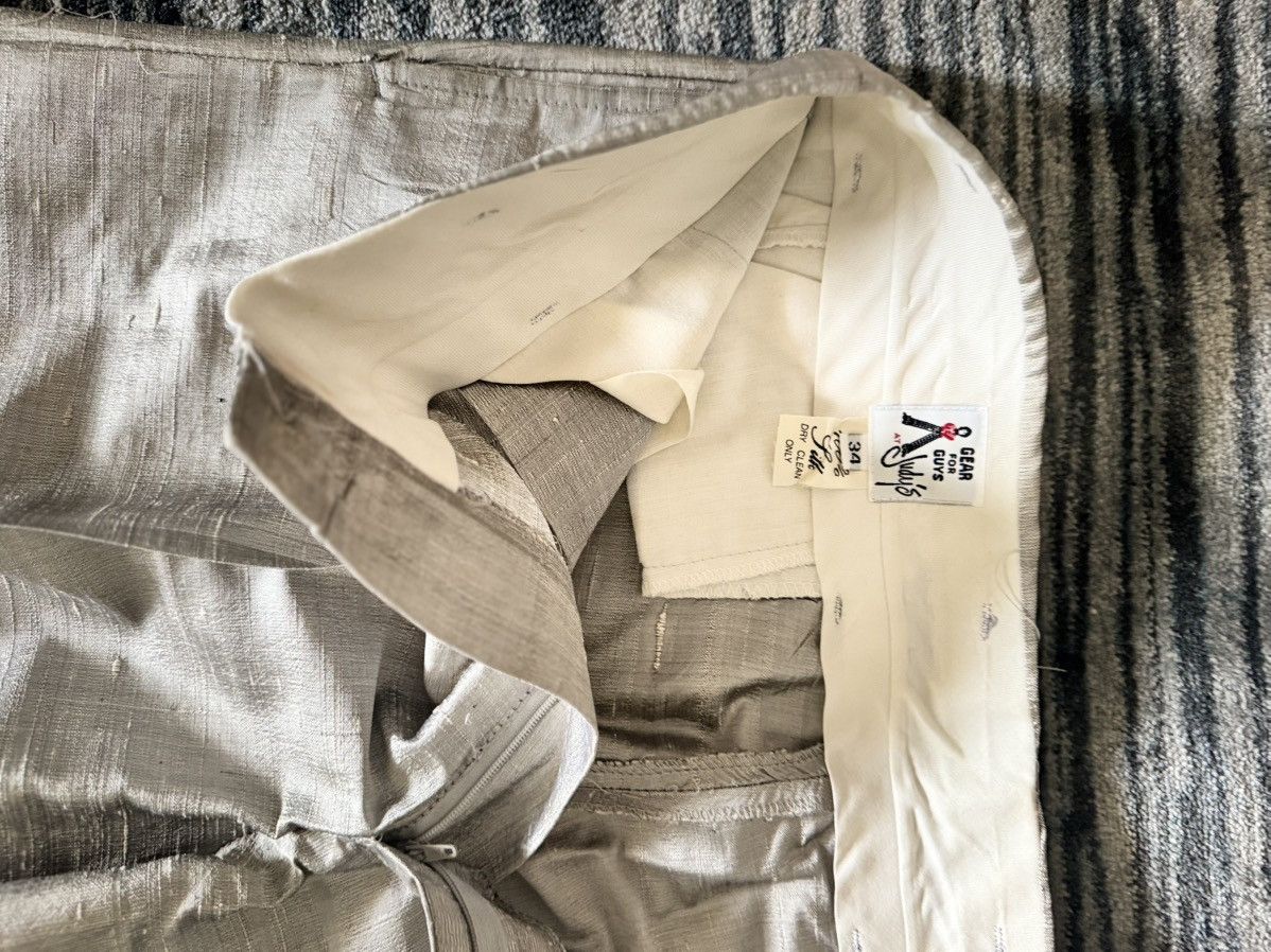 Other Vintage 1980s Duran Duran style silk suit Size 42R - 3 Thumbnail