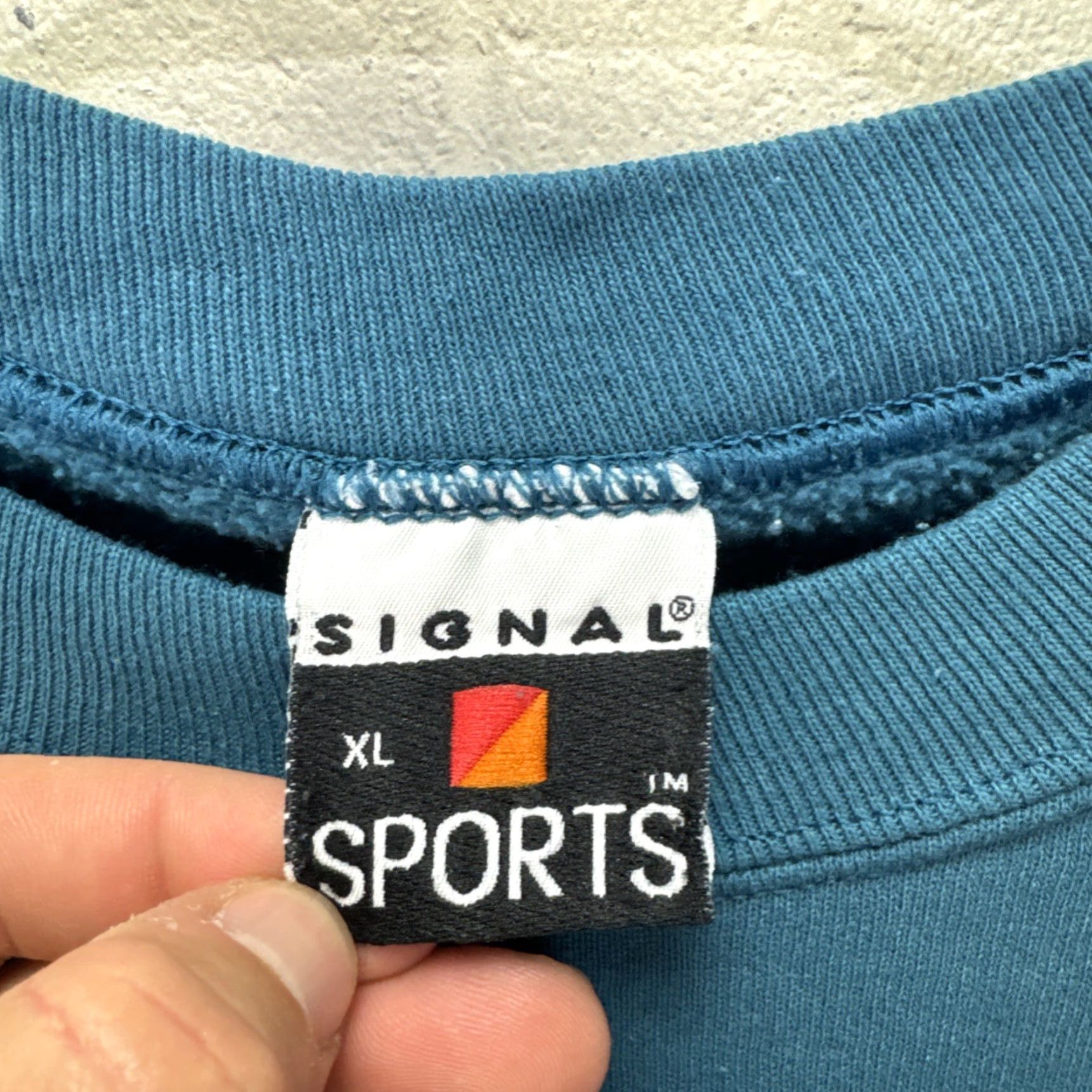 Altea VINTAGE Signal Sport All Over Print Snow Forest Nature Sweatshirt XL Teal Blue Size US XL / EU 56 / 4 - 3 Thumbnail