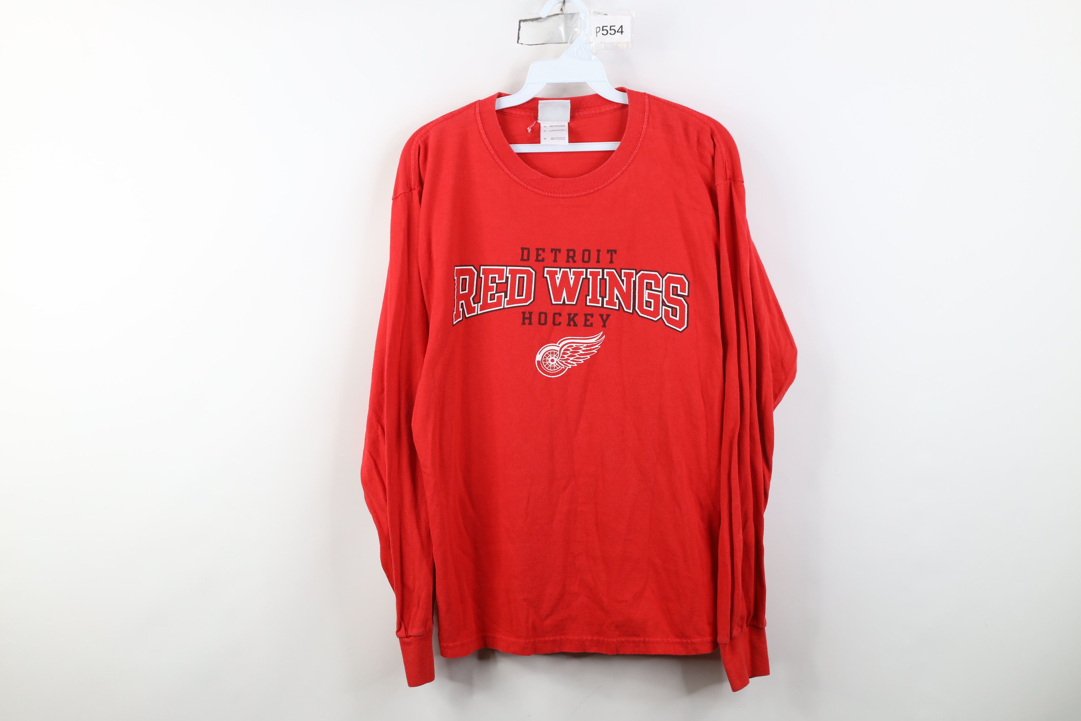 Vintage Vintage Y2K NHL Red Wings Hockey Long Sleeve T-Shirt Red Size US M / EU 48-50 / 2 - 1 Thumbnail