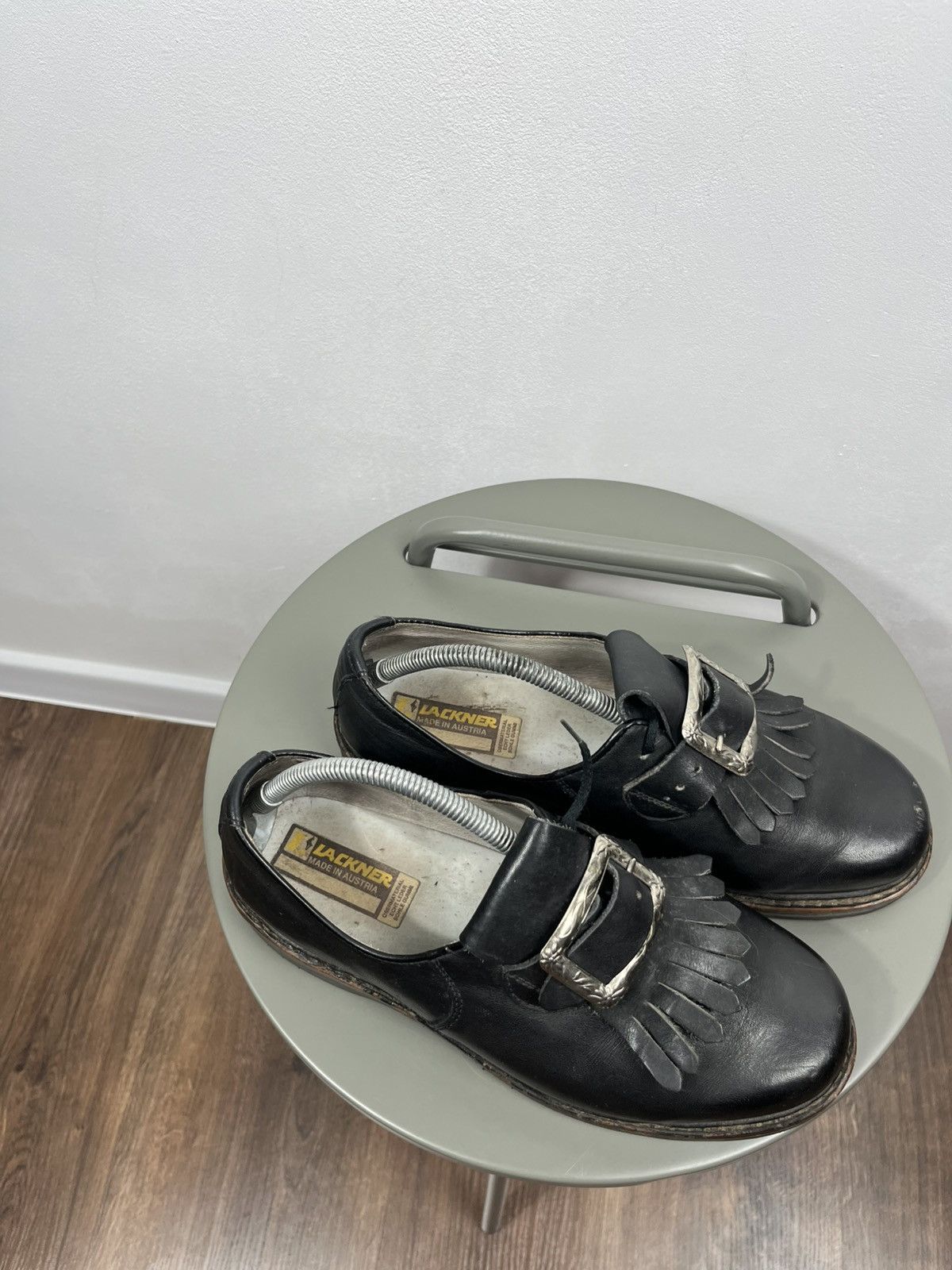 Other Vintage Lackner Austria Leather Buckle Fringe Shoes US 8.5 Size US 8.5 / EU 41-42 - 11 Thumbnail