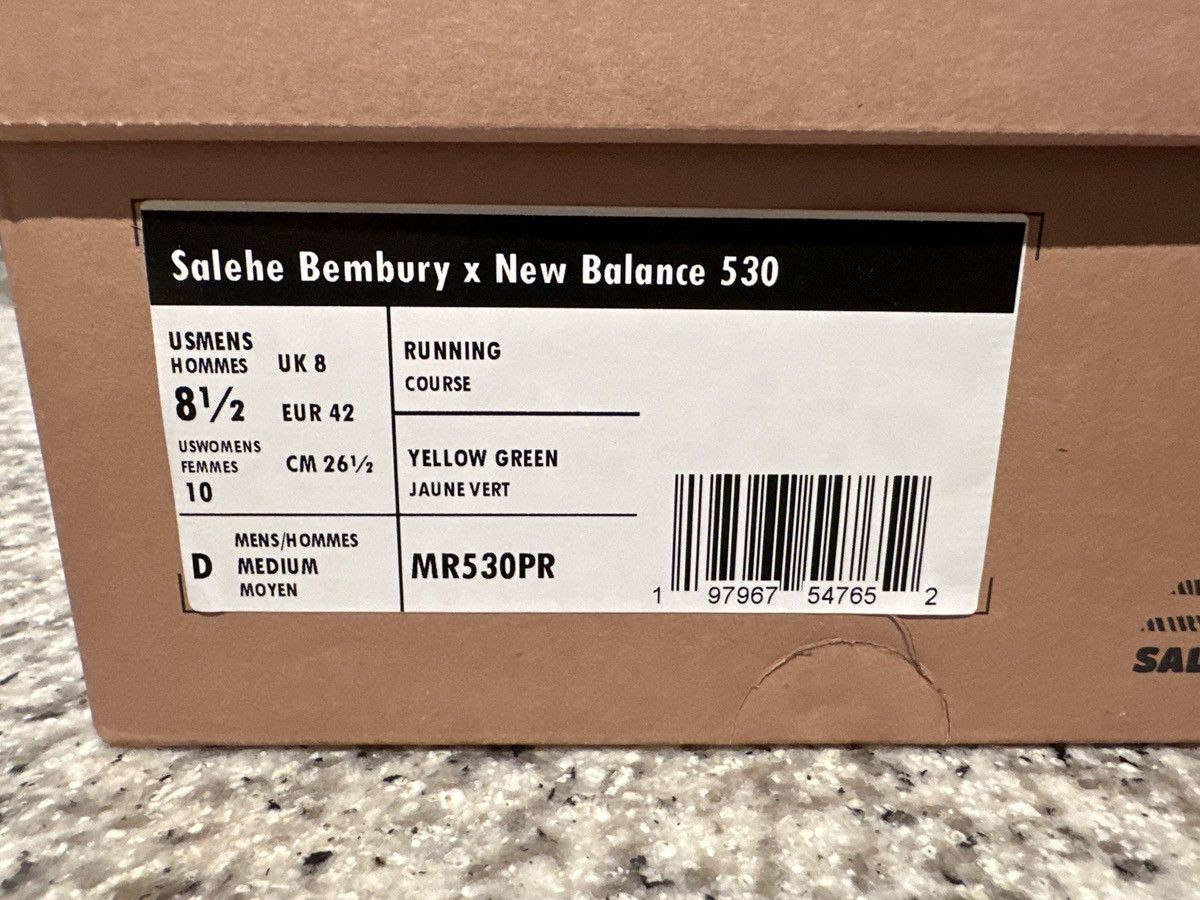 New Balance × Salehe Bembury New Balance x Salehe Bembury 530 M8.5 Size US 8.5 / EU 41-42 - 7 Thumbnail