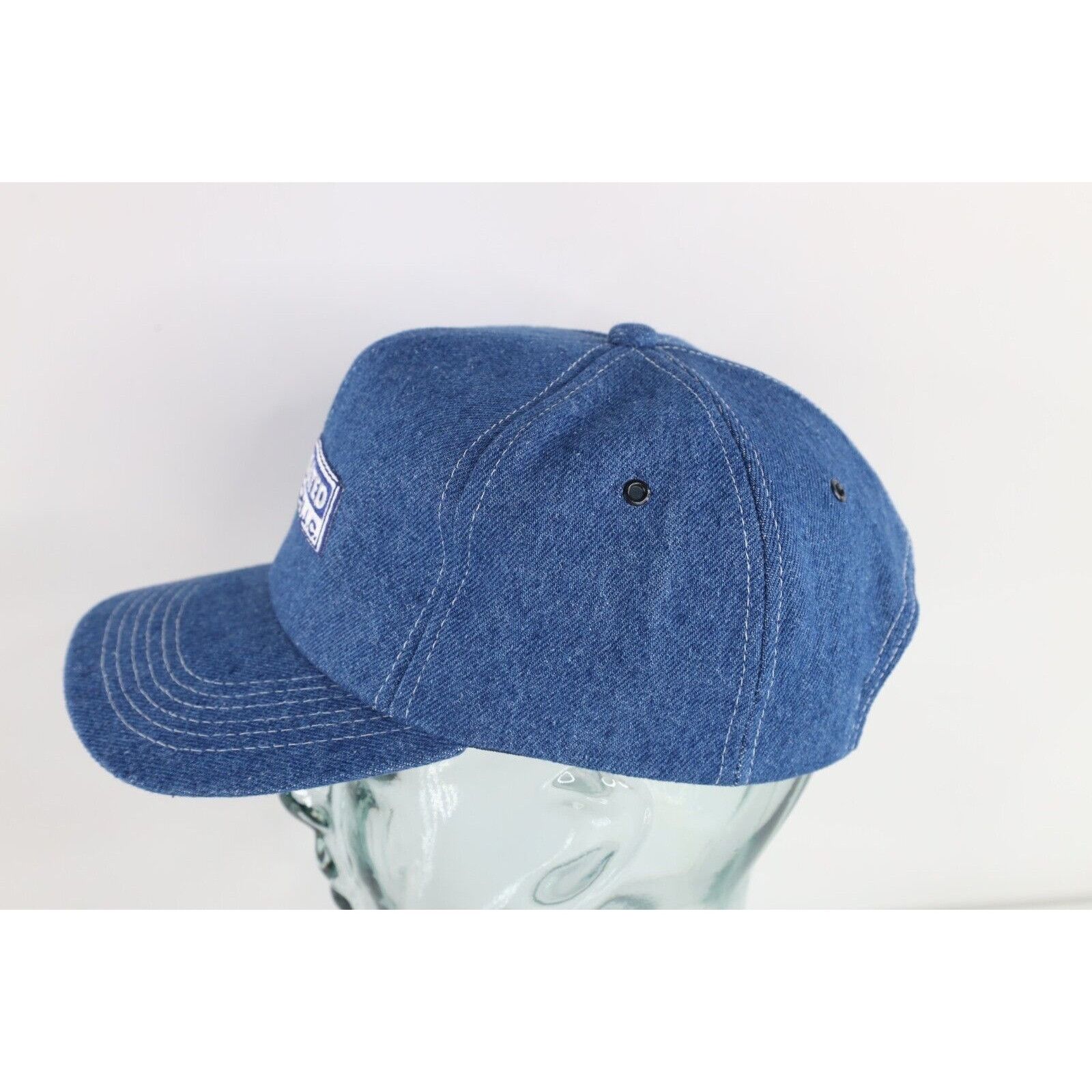 Vintage Deadstock Vintage 80s 90s K Products Nutrition Denim Hat Size ONE SIZE - 2 Thumbnail