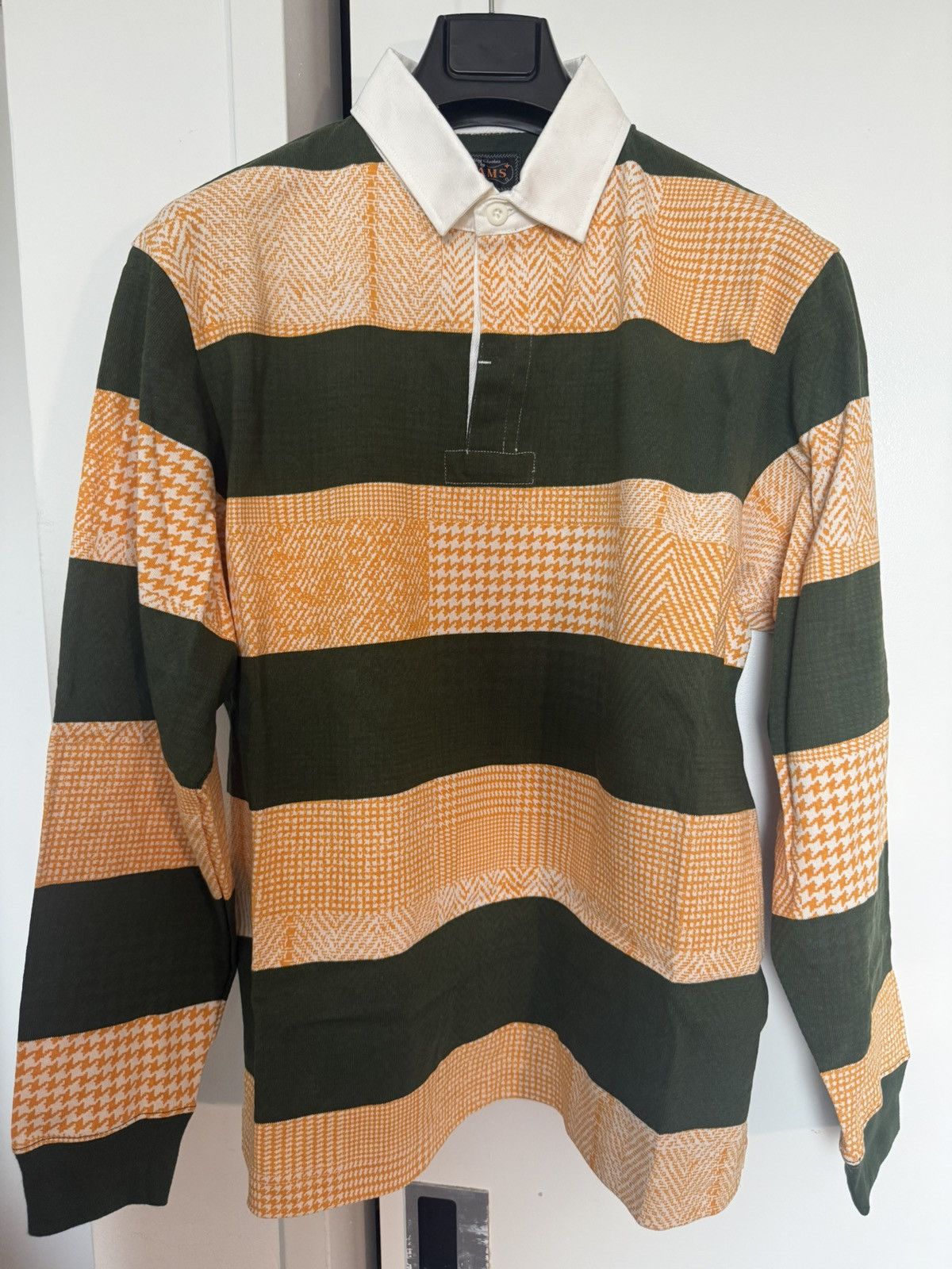 Beams Plus END. x Beams Plus 'Ivy League' Overdye Patchwork Rugby Shirt Size US L / EU 52-54 / 3 - 2 Thumbnail