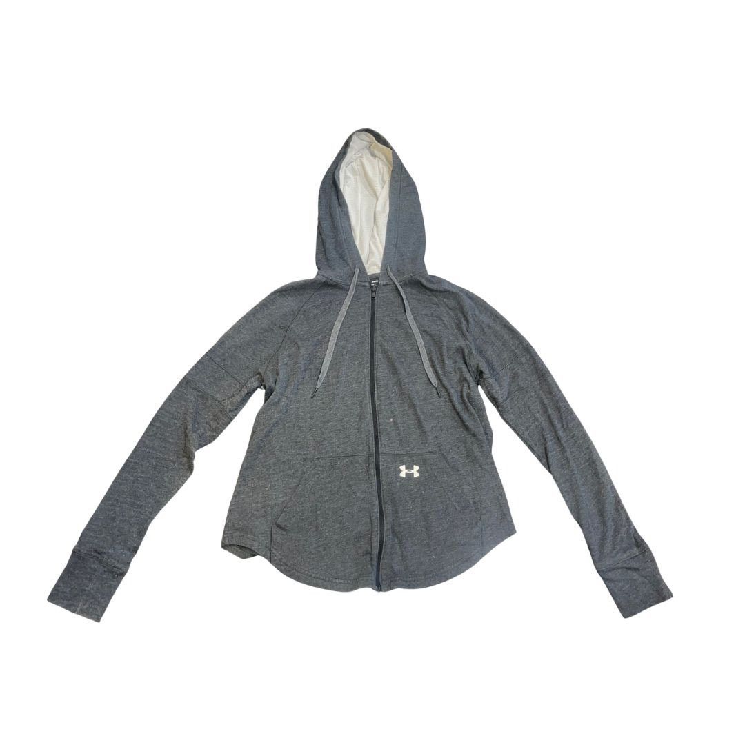Under Armour Under Armour Grey Full Zip Hoodie Small Athletic leisure Size S / US 4 / IT 40 - 1 Thumbnail