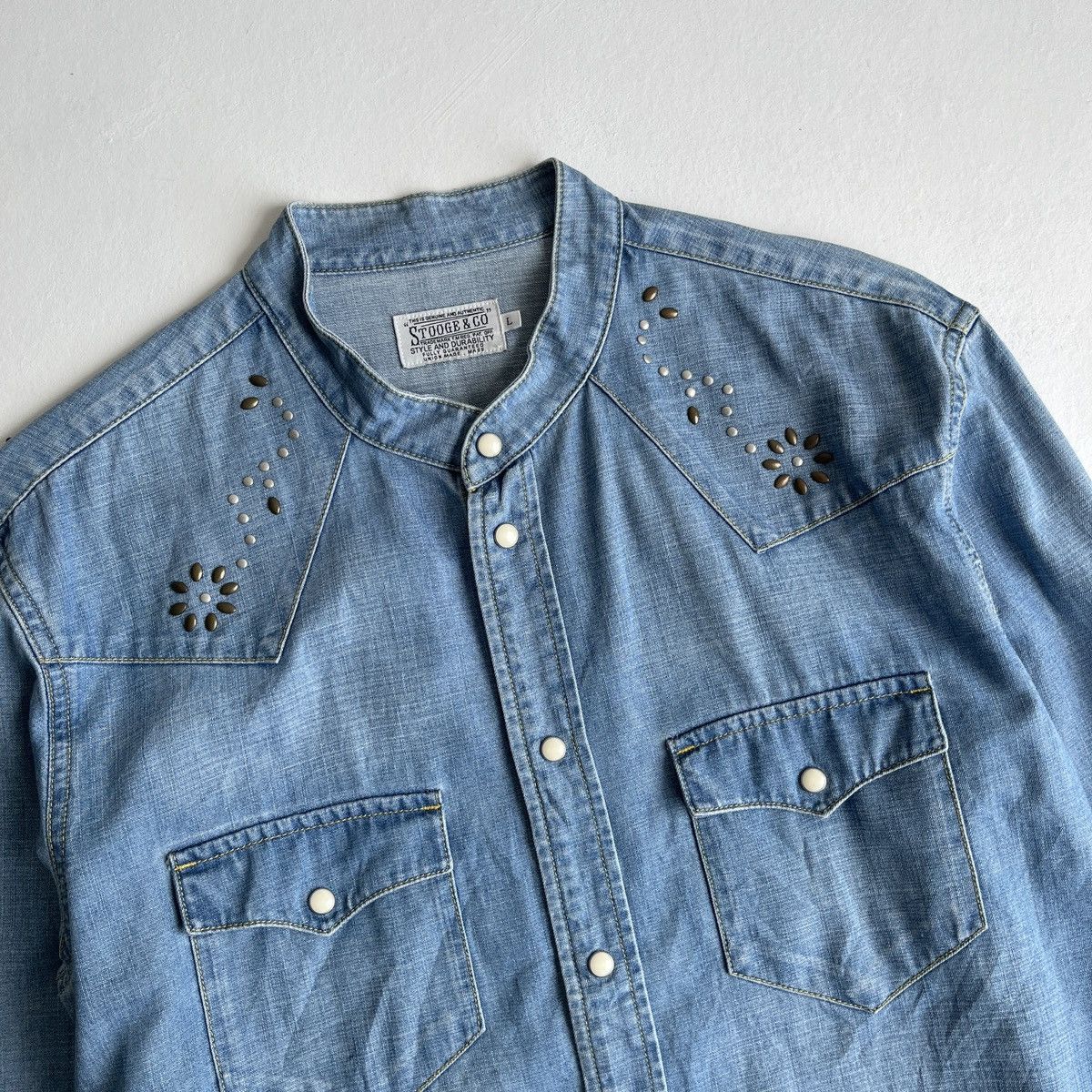 Designer × Japanese Brand Stooge Western shirt Size US L / EU 52-54 / 3 - 3 Thumbnail