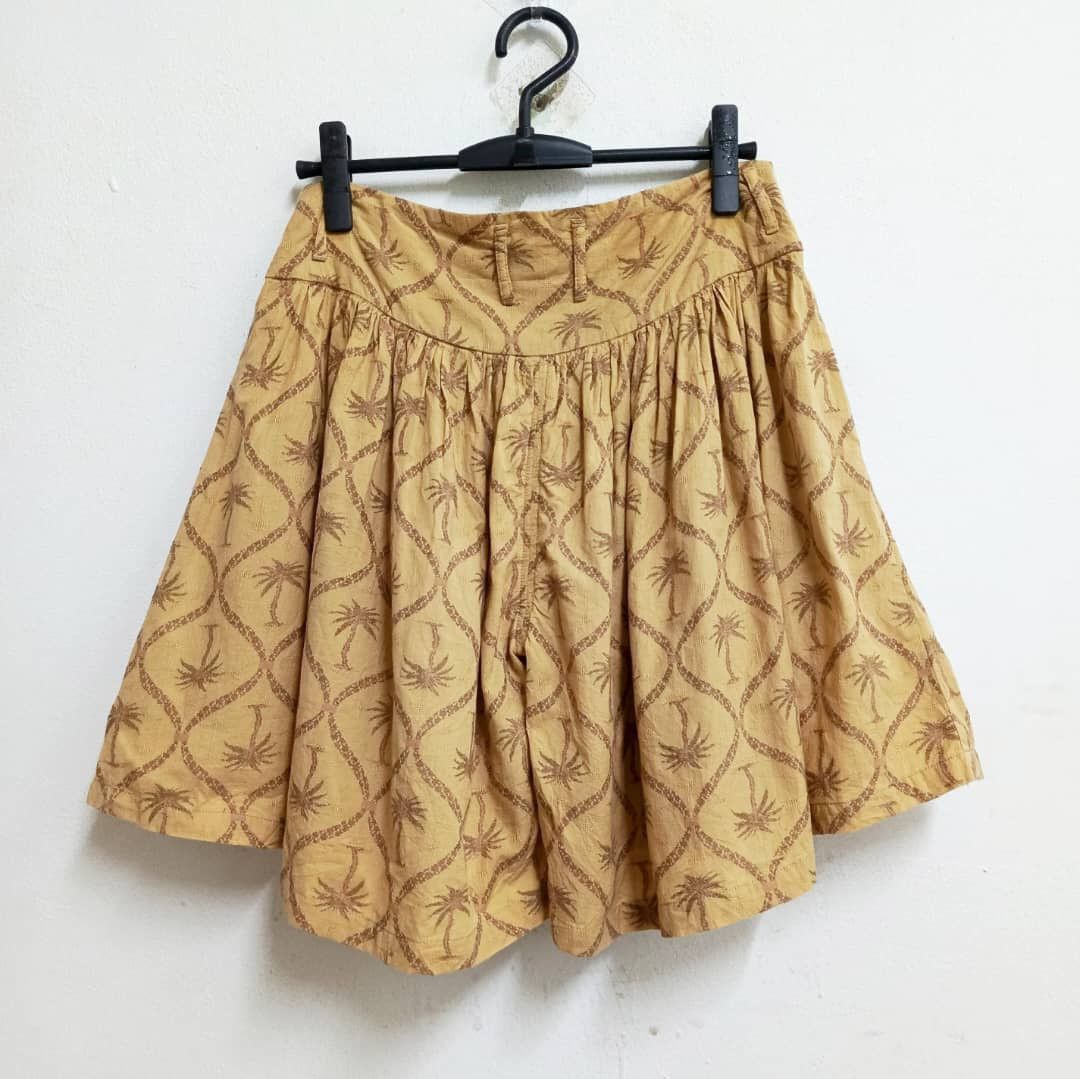 Kapital Kapital Japan Vintage Palm Print Skirt Archive Folk Design Size 31" - 1 Thumbnail