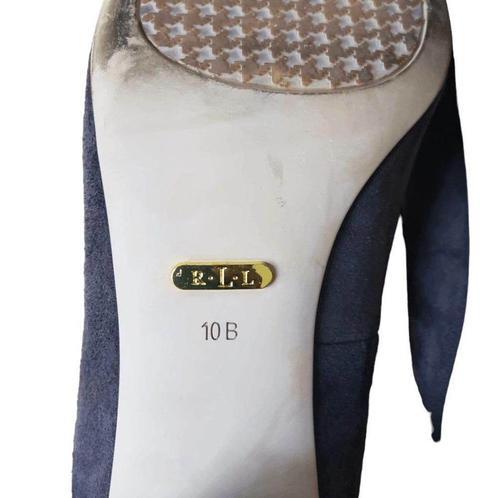 Lauren Ralph Lauren CT1459 Ralph Laure Ladies Gray Suede Shoes Size 10B Size US 10 / IT 40 - 4 Thumbnail