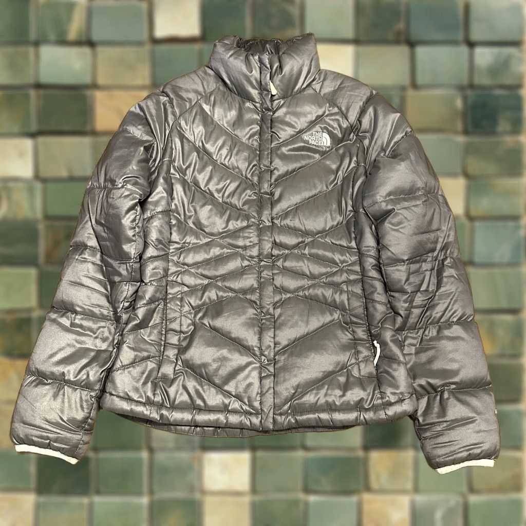 The North Face The North Face Womens Gray 550 Goose Down Puffer Jacket Small Size S / US 4 / IT 40 - 1 Thumbnail