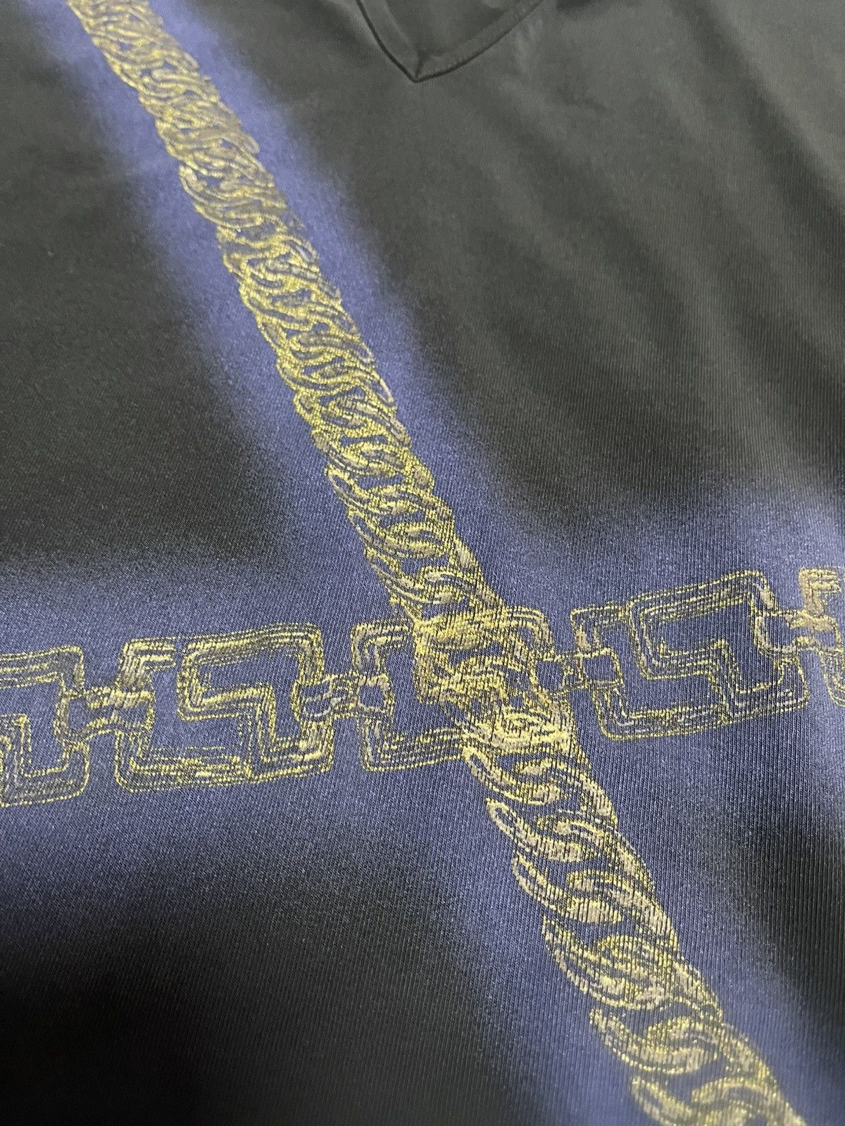 Versace Jeans Couture × Vintage Vintage Versace Archive Mesh Top Y2K Medusa Long Sleeve XL Size US XL / EU 56 / 4 - 6 Thumbnail