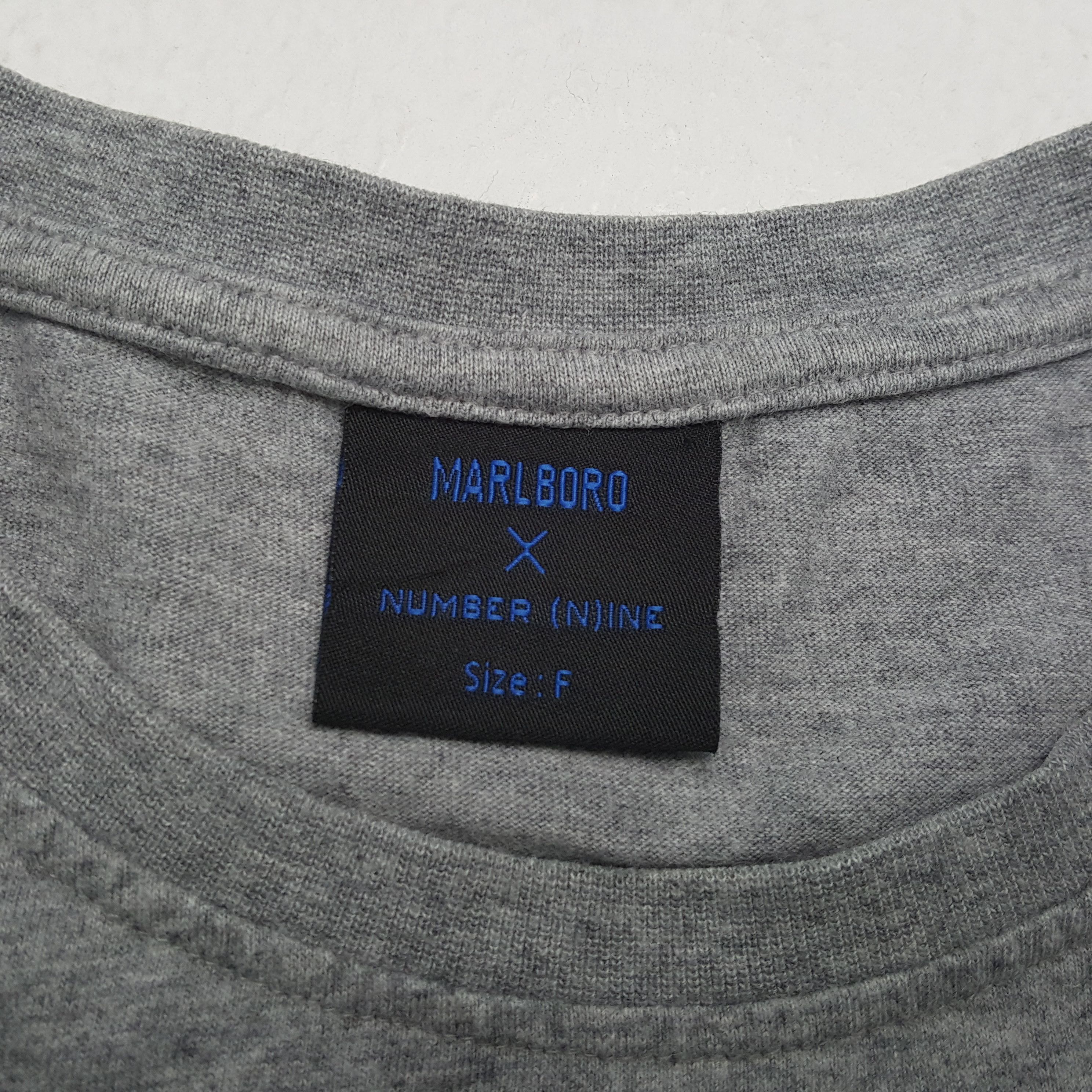 Marlboro × Number (N)ine × Vintage Vintage MARLBORO x NUMBER (N)INE Japanese Brand T-Shirts Size US S / EU 44-46 / 1 - 7 Thumbnail