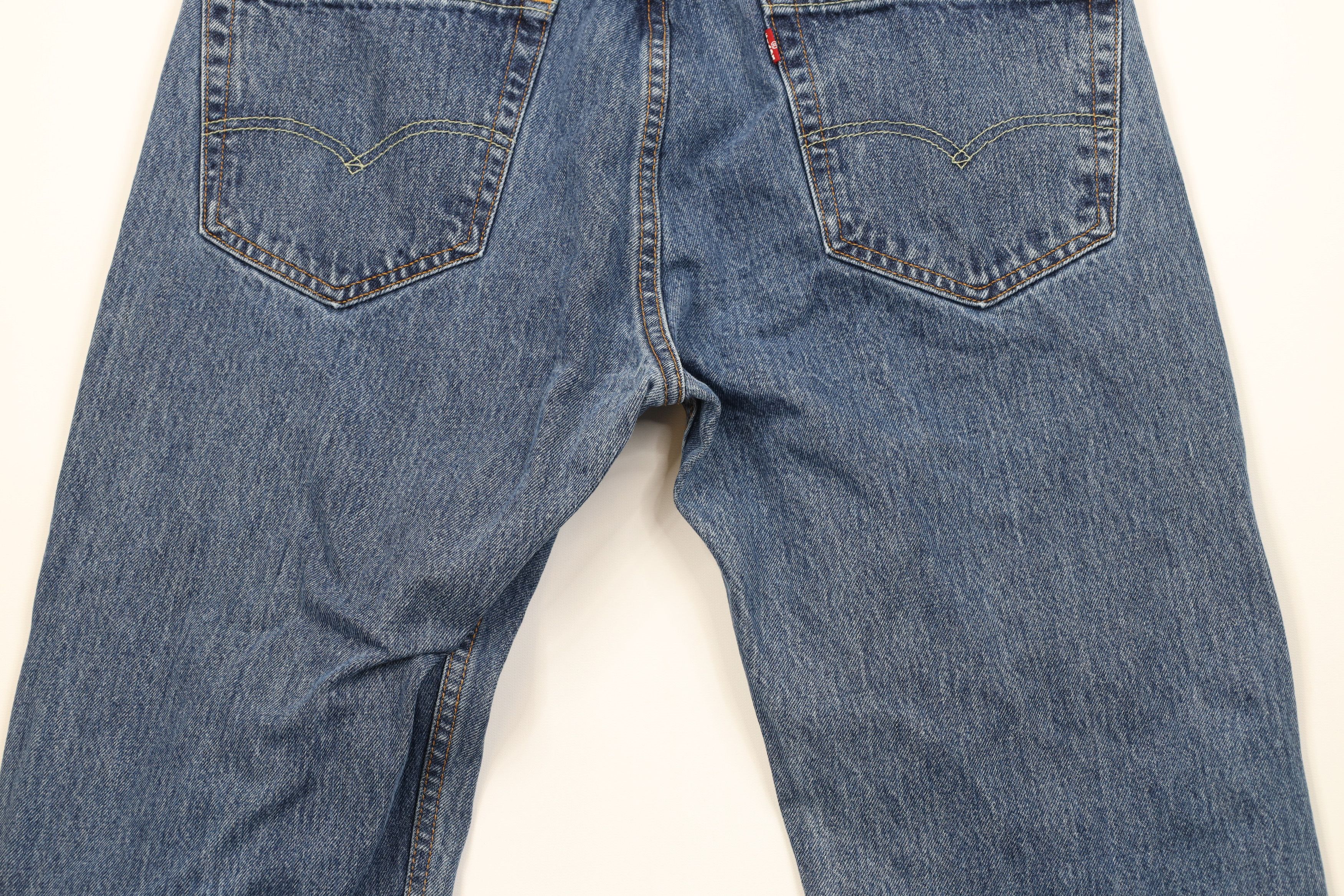 Levi's Vintage Y2K Levis 505 Regular Straight Leg Denim Jeans Blue Size US 36 / EU 52 - 11 Thumbnail