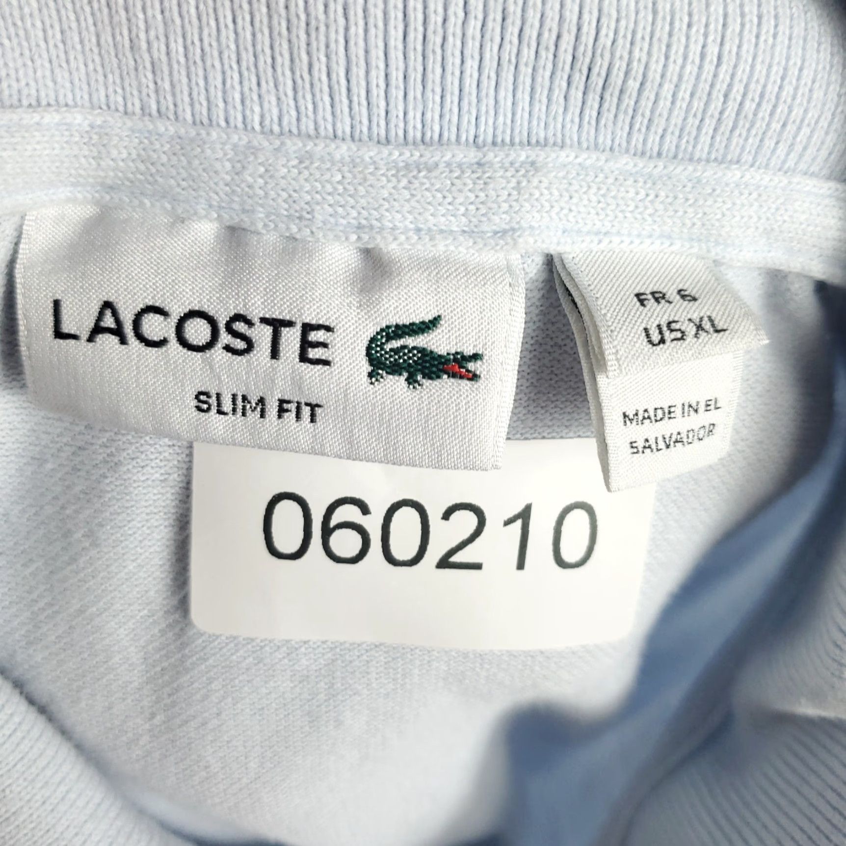 Lacoste Lacoste Polo Shirt Mens XL Blue Solid Short Sleeve Collared Button Dress Casual Polo Size US XL / EU 56 / 4 - 7 Thumbnail