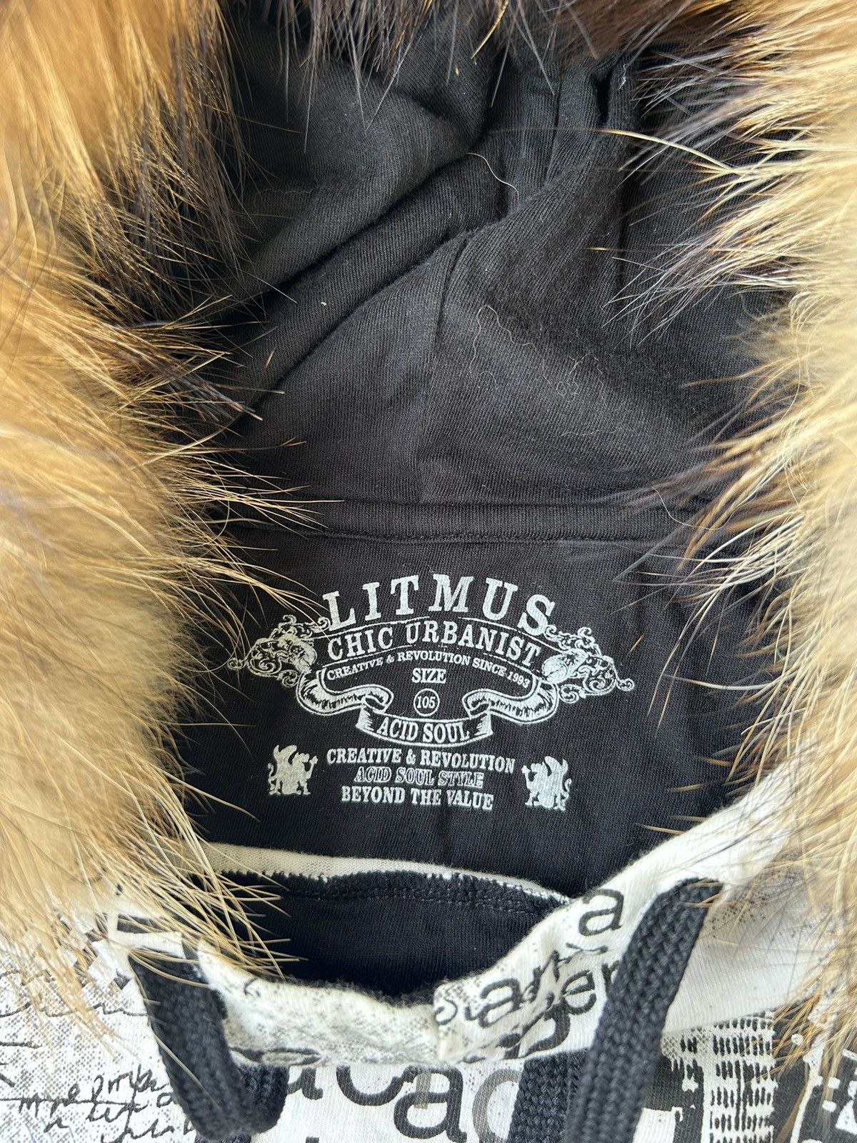 If Six Was Nine 💸BINDINGOFFER💸Fur hoodie litmus poem japanese style lgb Size US L / EU 52-54 / 3 - 8 Thumbnail
