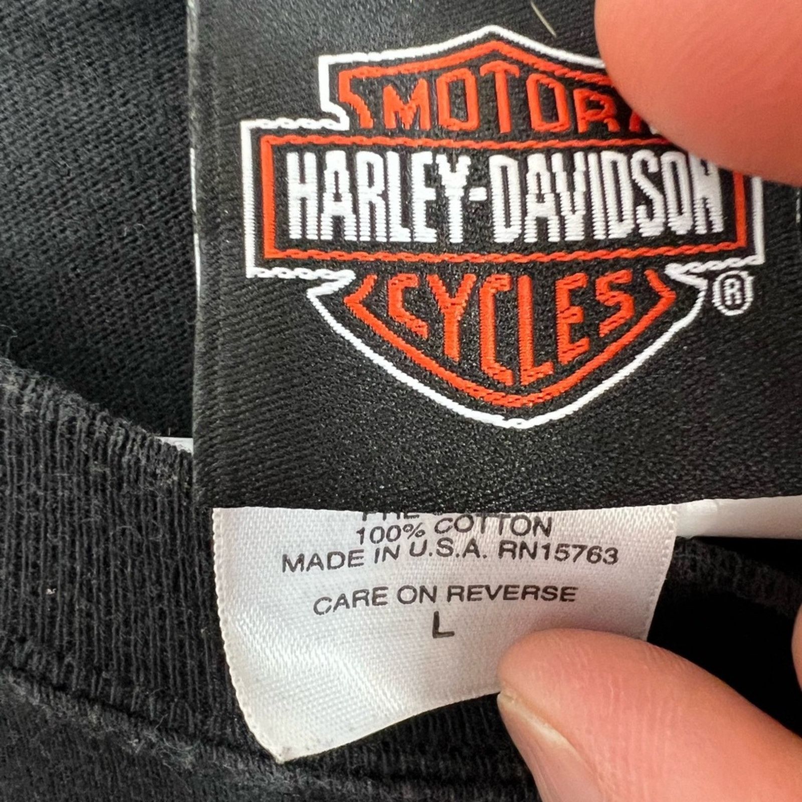 Harley Davidson Vintage Harley Davidson Rahway New Jersey Shirt Men’s Large Size US L / EU 52-54 / 3 - 3 Thumbnail