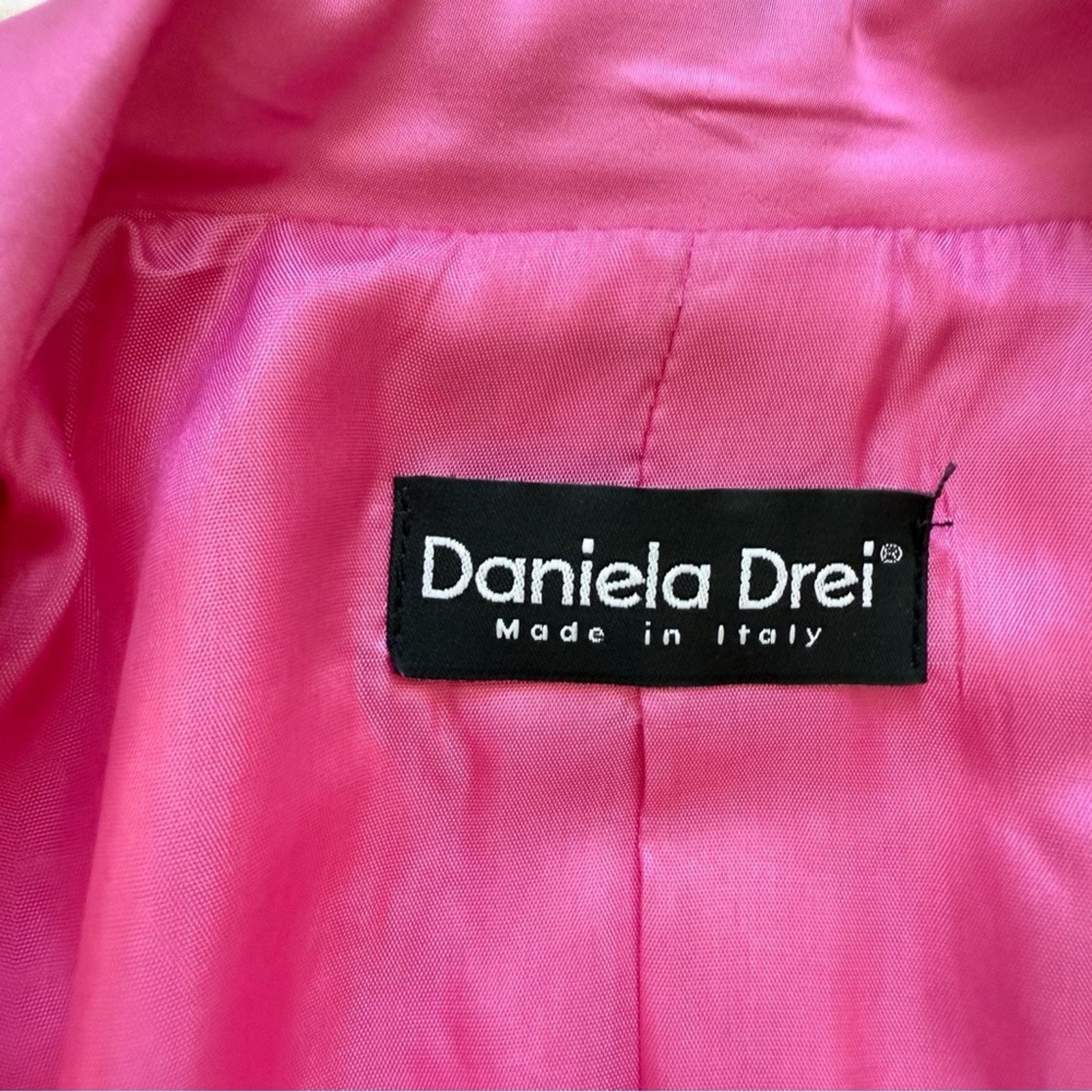 Other Daniela Drei women pink atlas jacket size 44 IT or 6 US Size M / US 6-8 / IT 42-44 - 5 Thumbnail
