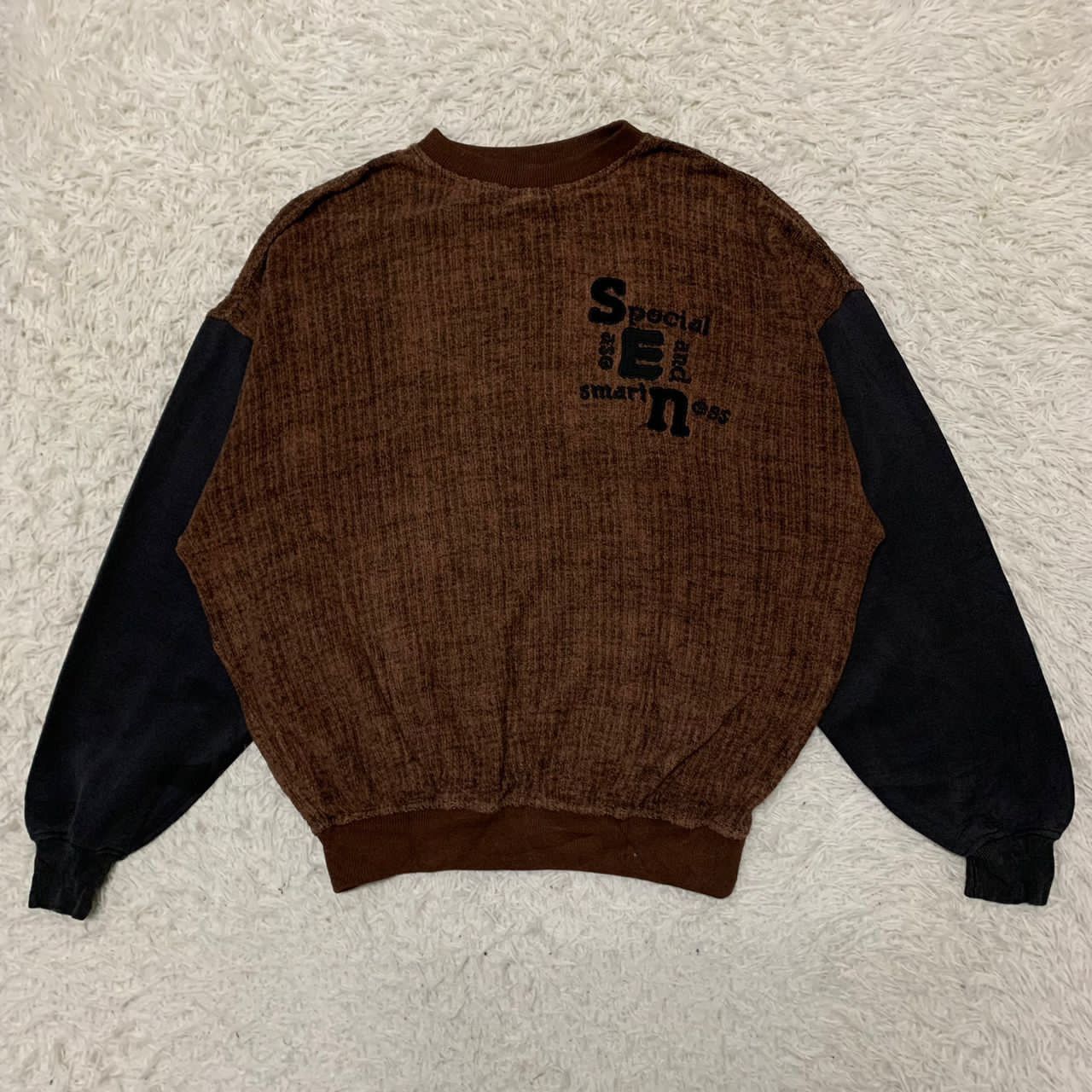 Japanese Brand Santafe Big Logo Sweater Pullover Size US M / EU 48-50 / 2 - 2 Thumbnail