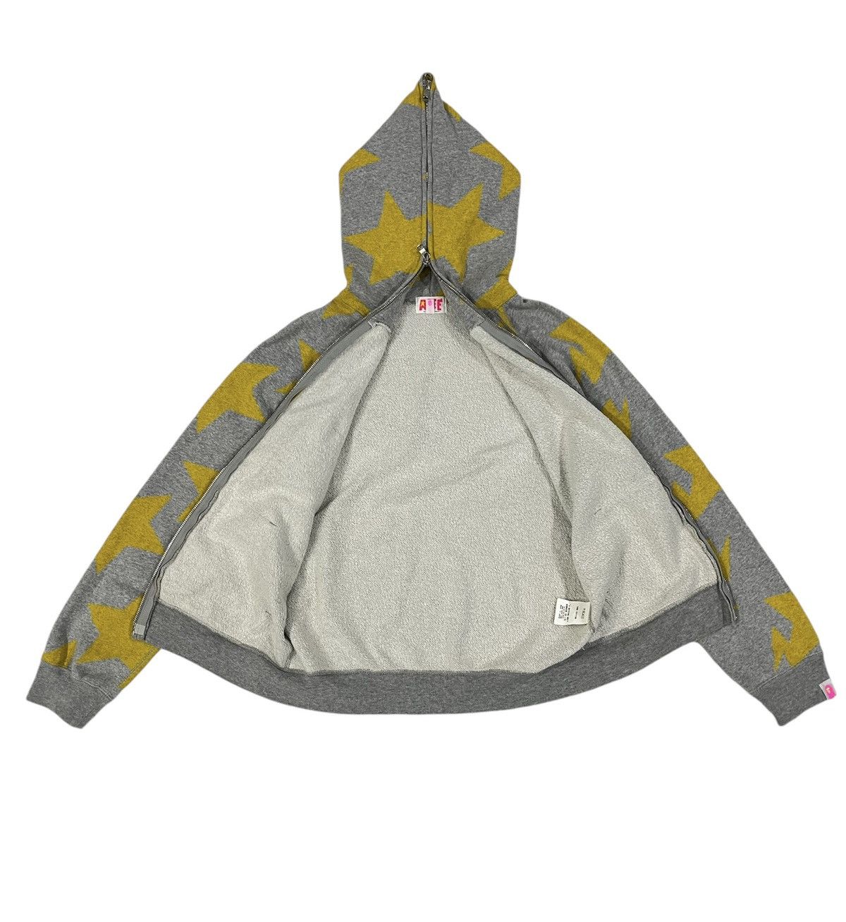 Bape Last Drop‼️ A Bathing Ape Sta Full Zip Hoodie Short Size ONE SIZE - 7 Thumbnail