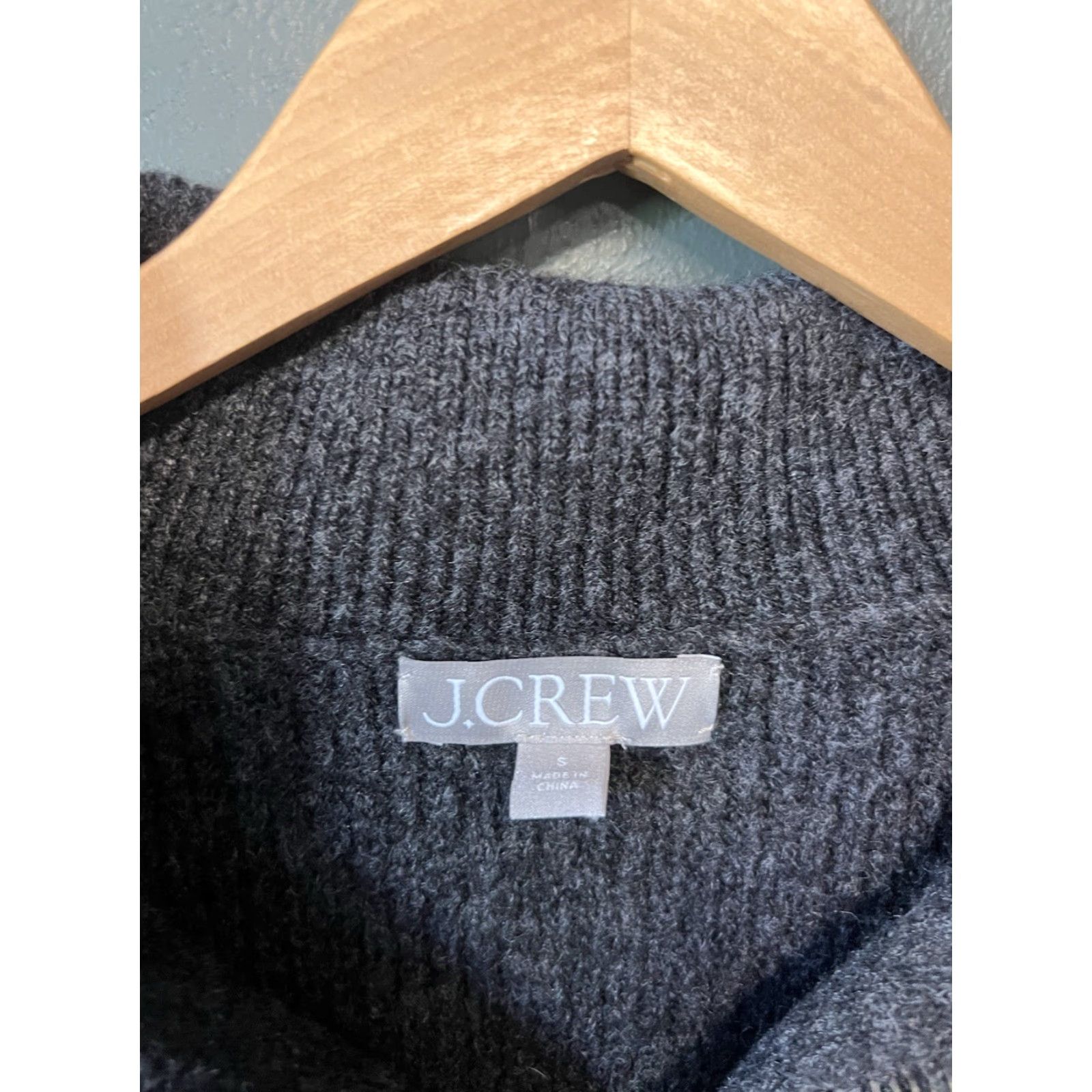 J.Crew J.CREW Womens Gray Sweatshirt 1/4 Zip Knit Pullover Size S/Small Pullover Activewear Size S / US 4 / IT 40 - 3 Thumbnail
