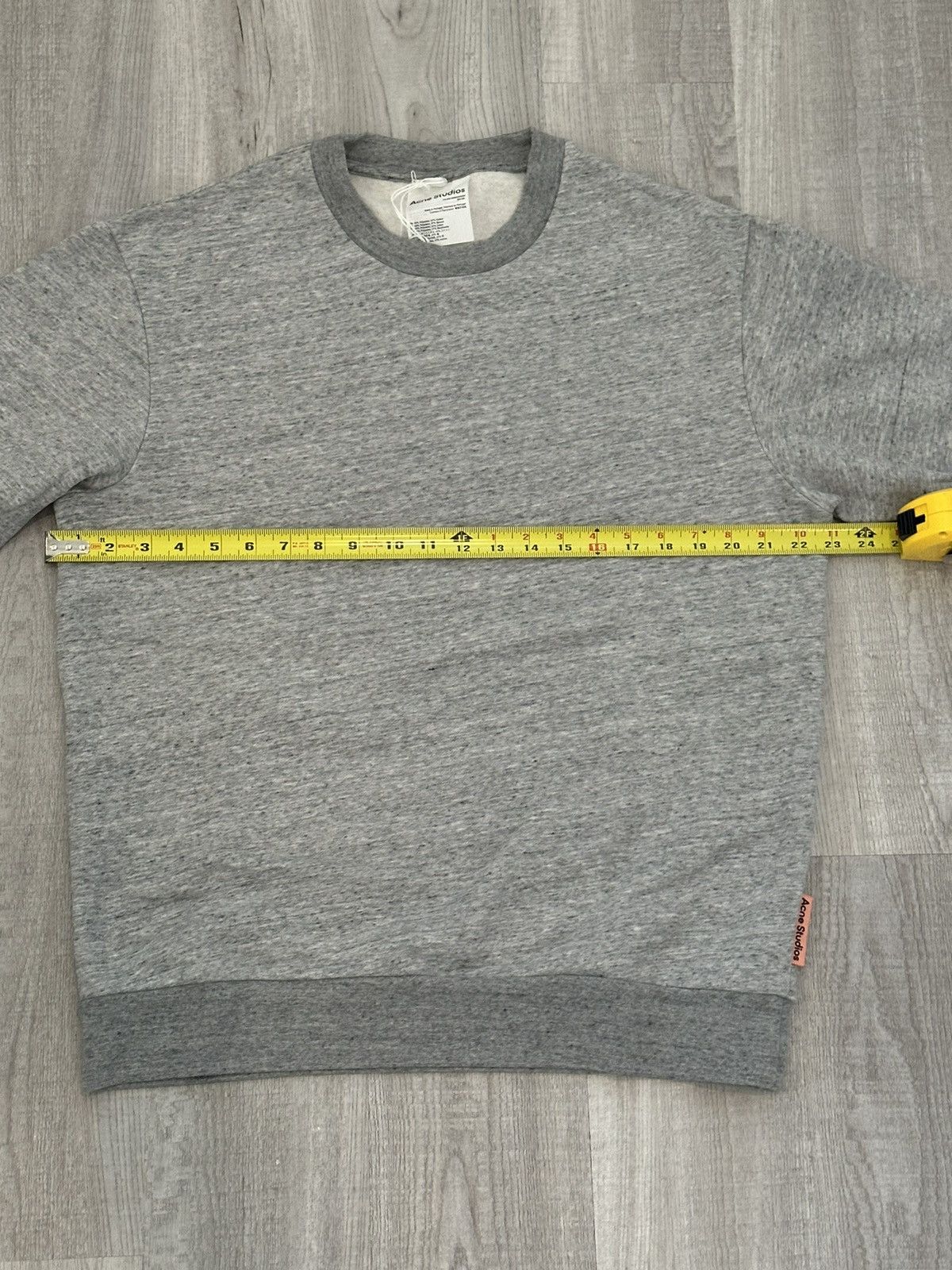 Acne Studios Acne Studios Grey Fleece Crewneck Sweatshirt Size US M / EU 48-50 / 2 - 2 Thumbnail