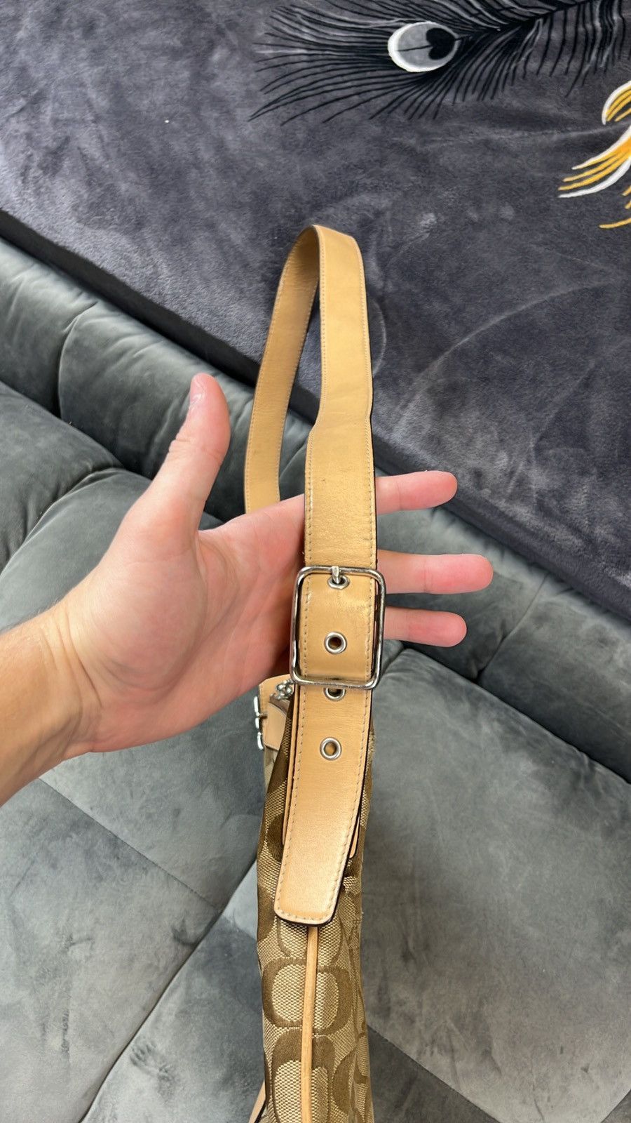 Coach × Vintage Vintage monogram Coach shoulder y2k bag Size ONE SIZE - 4 Thumbnail