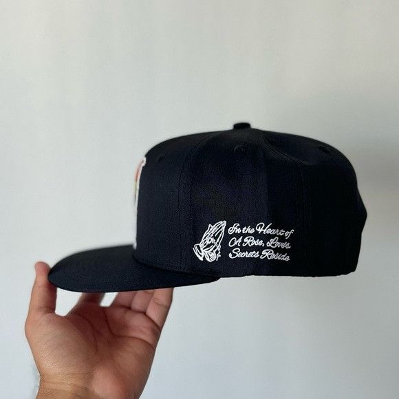 Designer NEW ROOSTER VIVA MEXICO BLACK FLAT BILL SNAPBACK HAT Size ONE SIZE - 4 Thumbnail