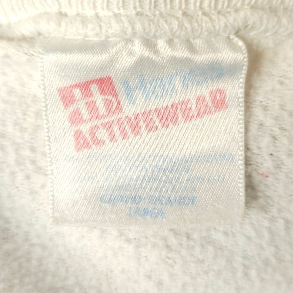 Hanes VINTAGE Hanes Sweatshirt Shirt Mens 90s White Cotton Blend Size M 90s computer finance PeopleSoft Made In USA Size US M / EU 48-50 / 2 - 7 Thumbnail