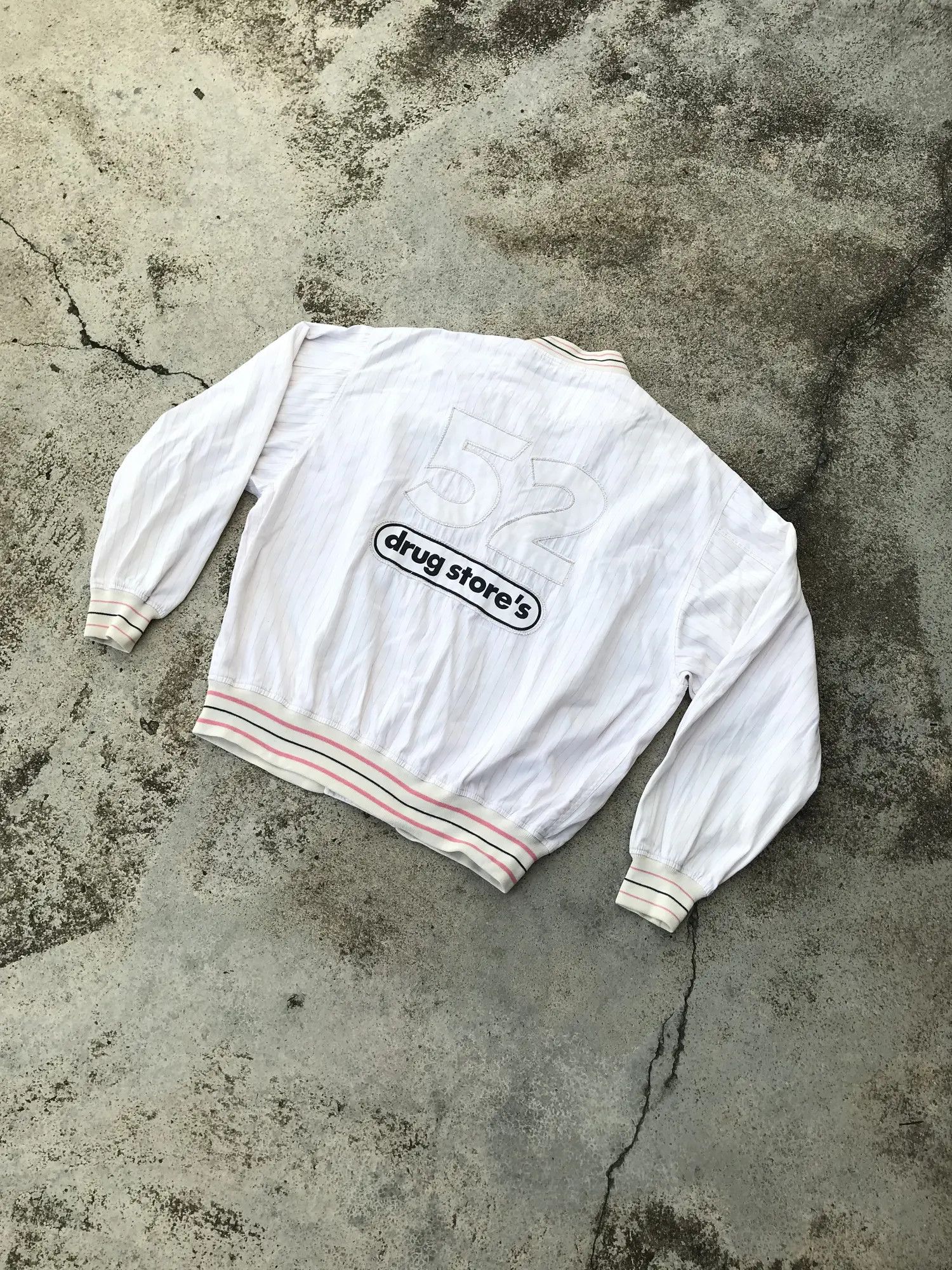 Japanese Brand Japan Drugs Store Varsity Jacket Size US L / EU 52-54 / 3 - 3 Thumbnail
