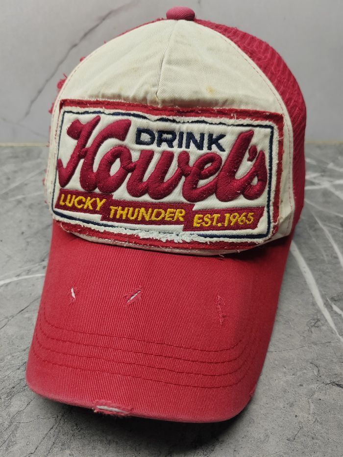 Vintage Vintage Howel's Drink Distressed Style Cap Hat Size ONE SIZE - 1 Thumbnail