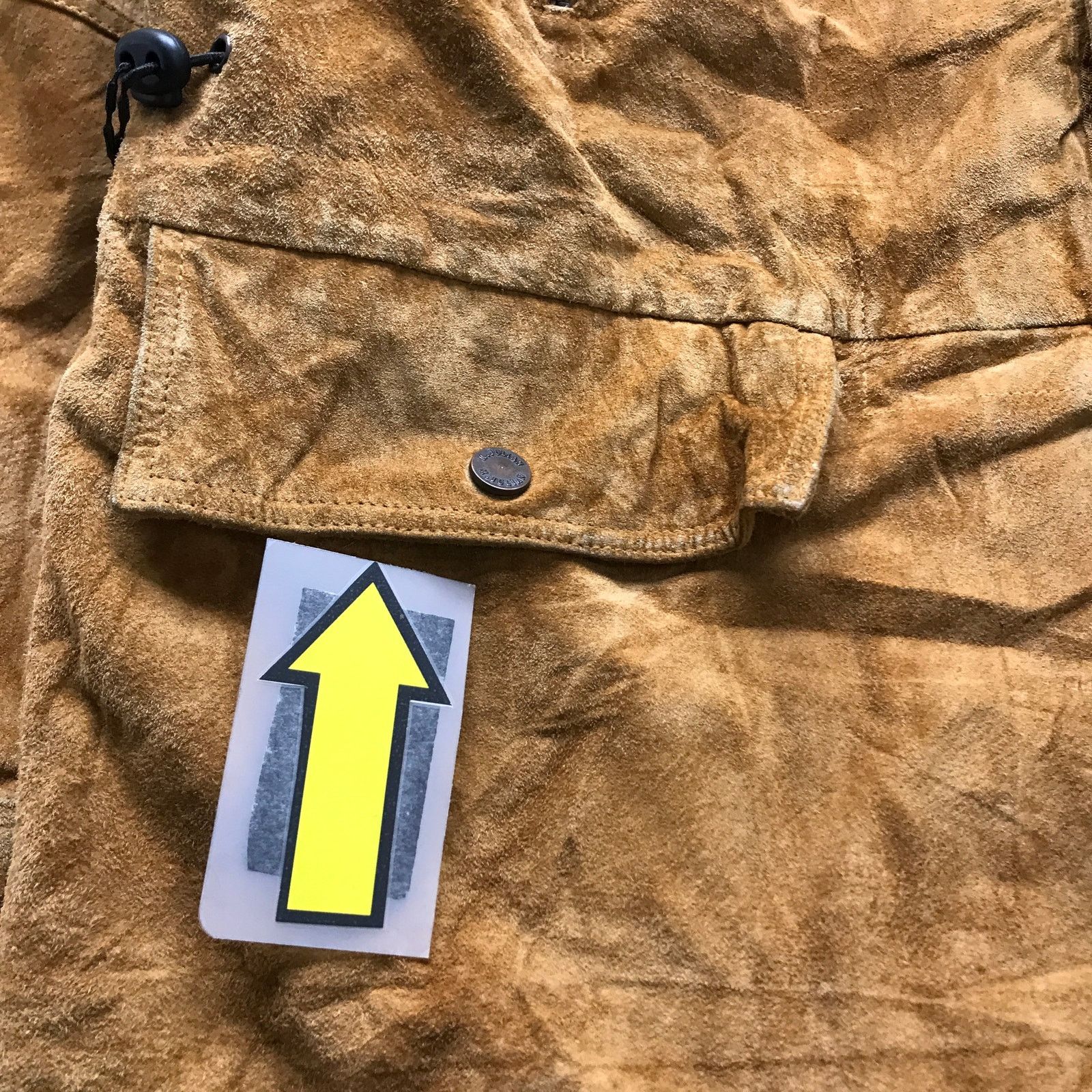 Wilsons Leather Wilsons Leather M. Julian Jacket Large Suede Faux Fur Trim Size L / US 10 / IT 46 - 5 Thumbnail