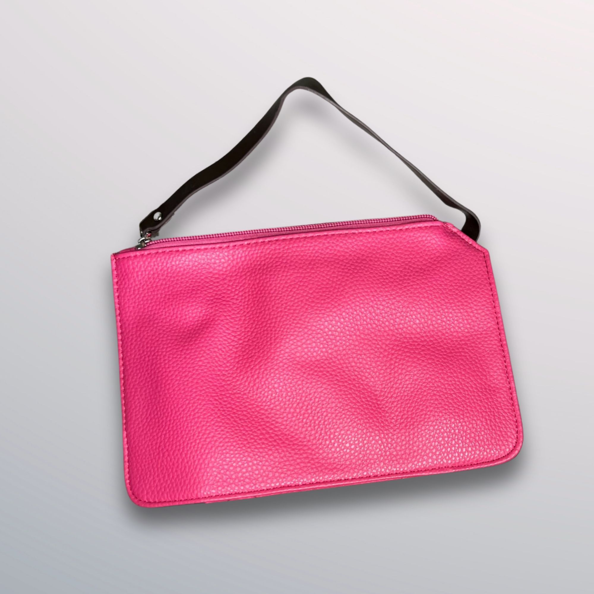 Globe-Trotter Globe-Trotter Pink Leather Small Amenity Bag With Black Hand Size ONE SIZE - 4 Thumbnail