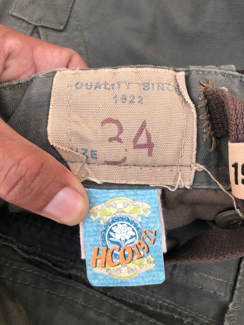 Japanese Brand HCO Fatigue Twill 9 Pocket Cargo Pants Size US 35 - 4 Thumbnail