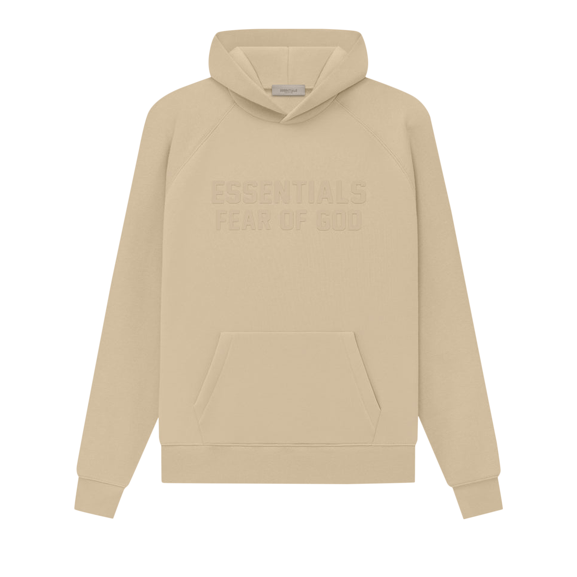 Fear Of God Essentials Hoodie Tan | Grailed