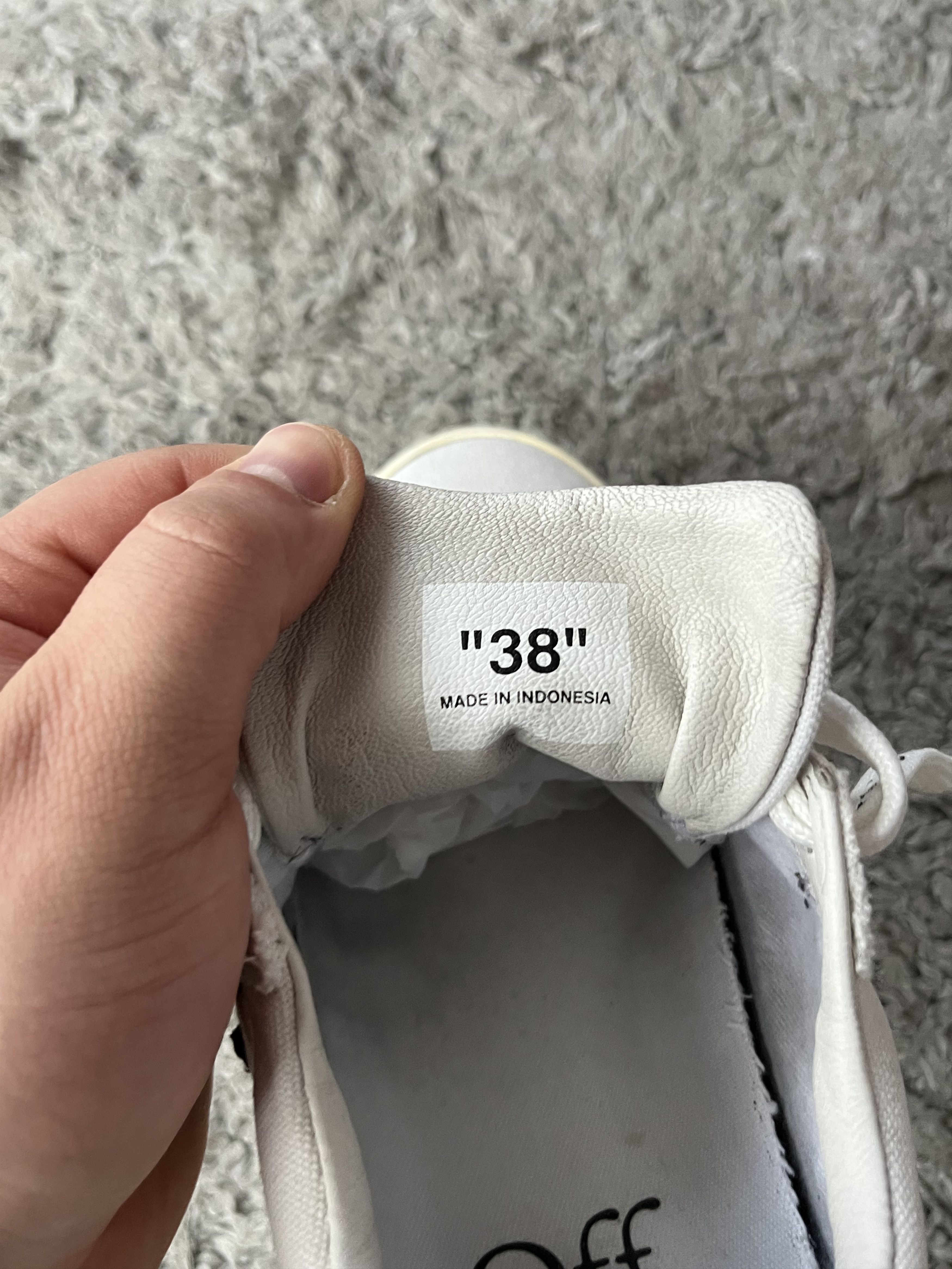 Off-White Vintage OFF-WHITE Liw Vulcanized Eco Canvas Sneakers Y2K Size US 7.5 / EU 40-41 - 15 Thumbnail