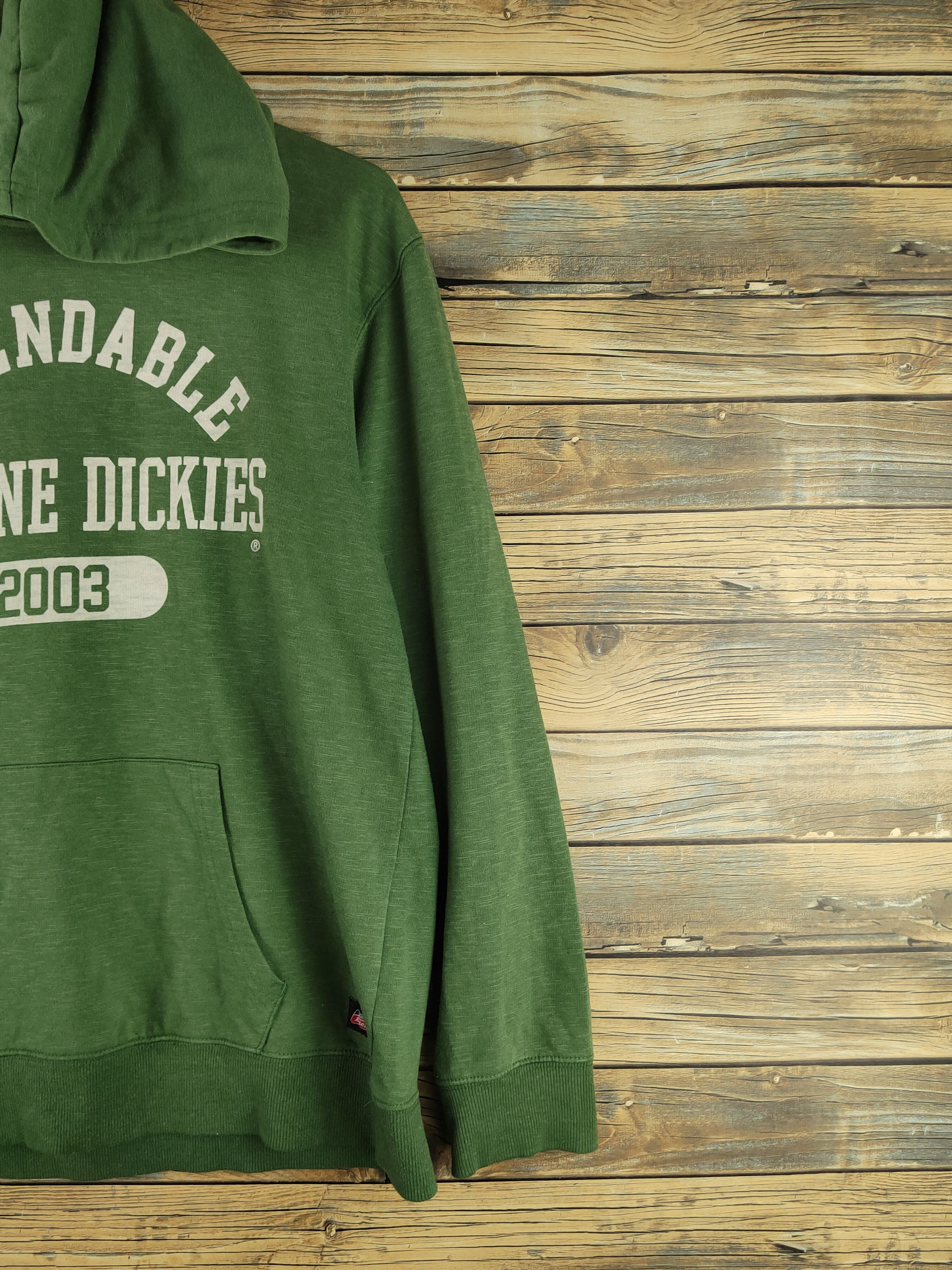 Dickies DL Dickies vintage Green Hoodie Sweatshirts #S2884 Size US L / EU 52-54 / 3 - 5 Thumbnail