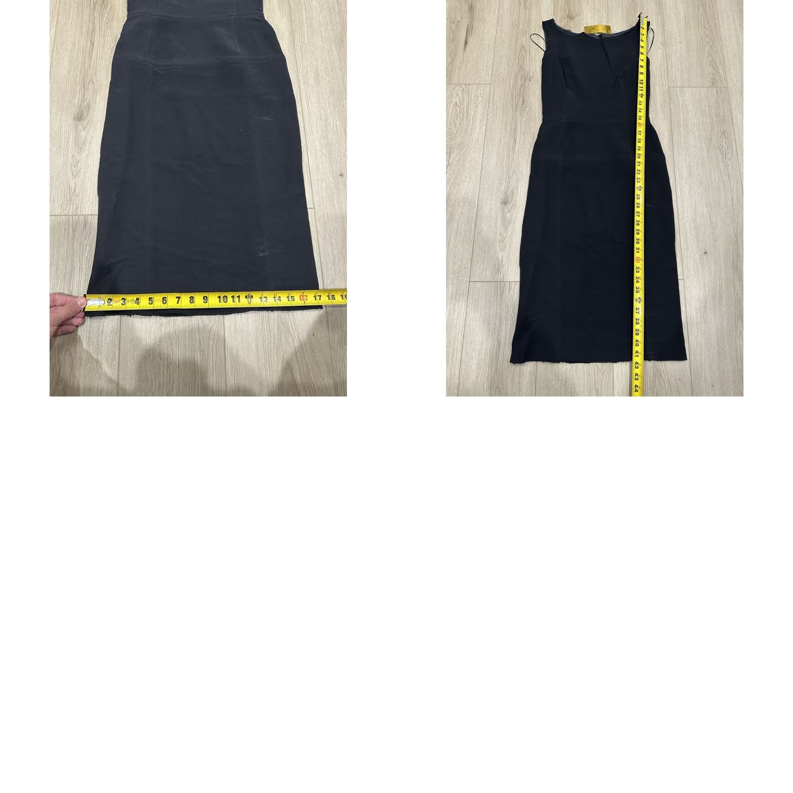 Lanvin Lanvin Sheath Dress Black Wool Blend Knit Crew Neck Zip Knee Length 36 Women Vintage No Size XS / US 0-2 / IT 36-38 - 9 Thumbnail