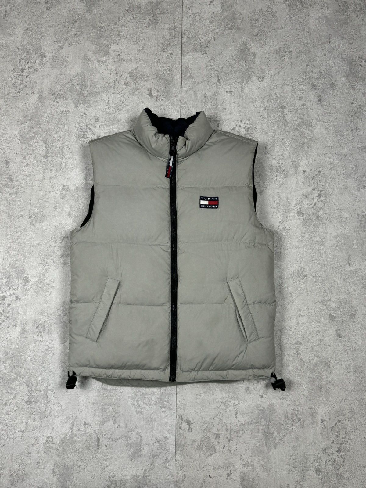 Tommy Hilfiger Tommy Hilfiger Puffer Vest Beige Full Zip Logo Down Gilet Size US S / EU 44-46 / 1 - 1 Thumbnail
