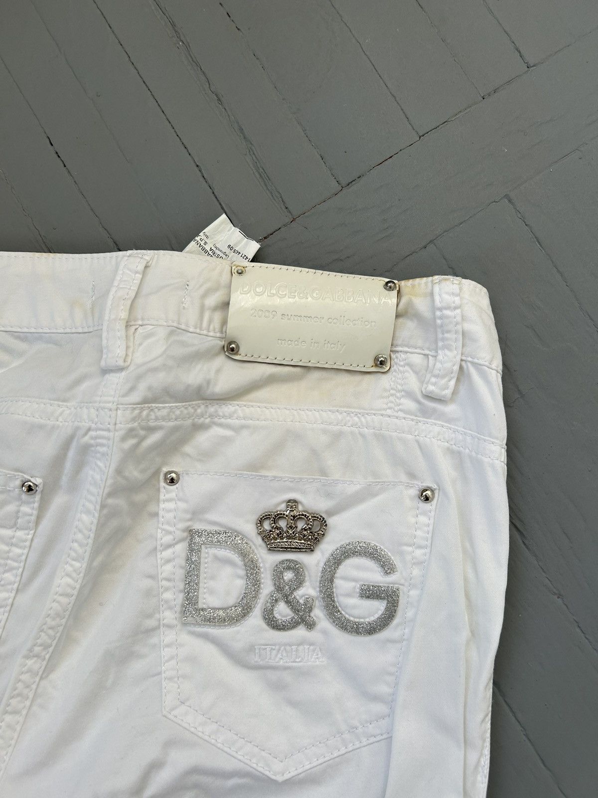 Dolce & Gabbana Dolce&Gabbana vintage white pants Size 29" - 6 Thumbnail