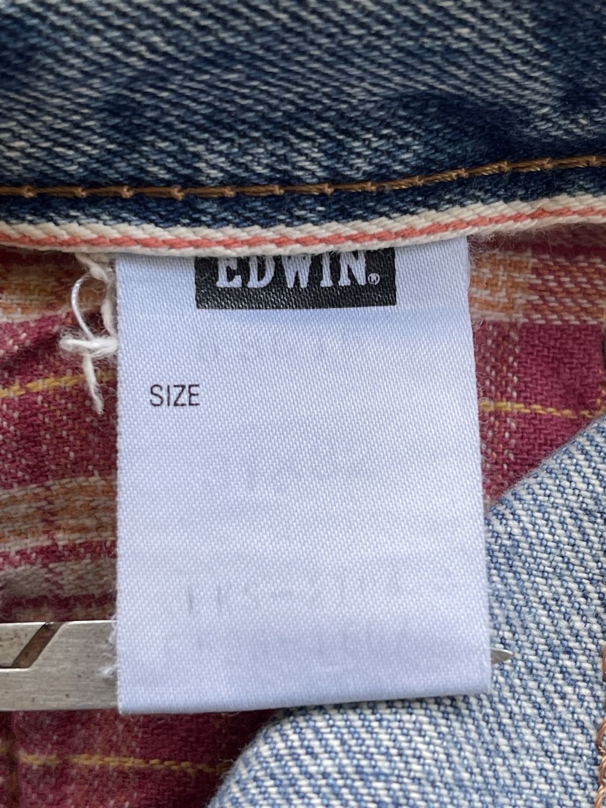 Vintage Vintage Edwin 505 Selvedge Mudwash Anniversary Denim Size US 32 / EU 48 - 18 Thumbnail