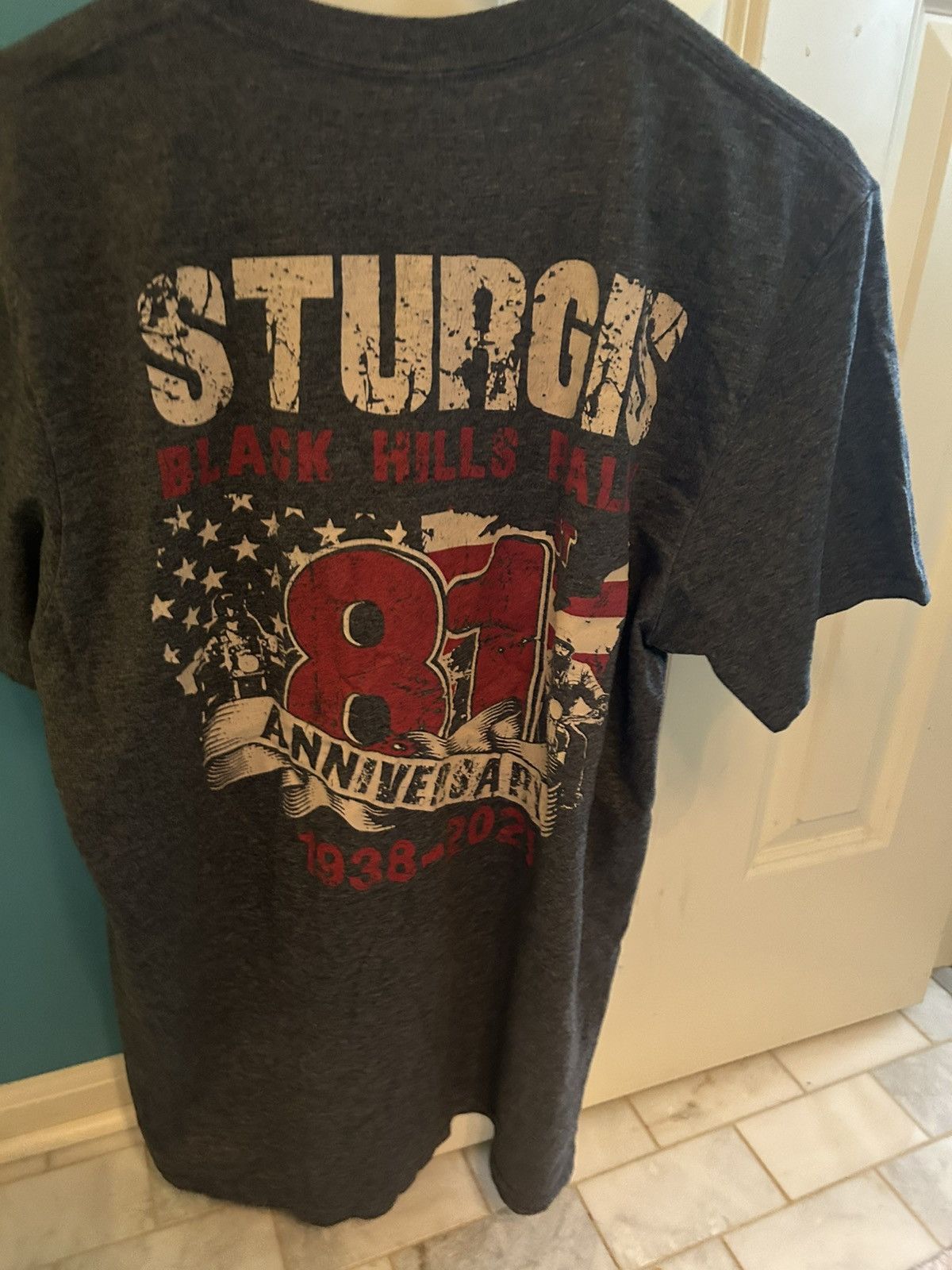 Other STURGIS 2021 NATIONAL ANNIVERSARY MOTORCYCLE SHIRT Size US L / EU 52-54 / 3 - 2 Thumbnail