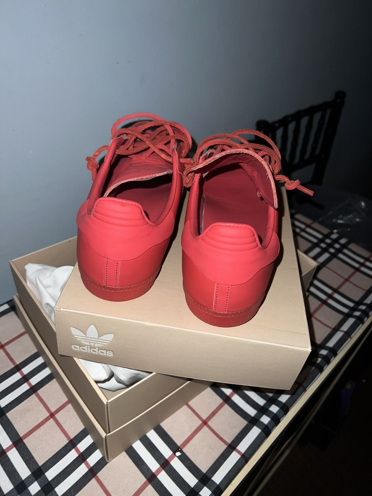 Adidas × Humanrace HumanRace x Adidas Samba Red Size US 11.5 / EU 44-45 - 6 Thumbnail