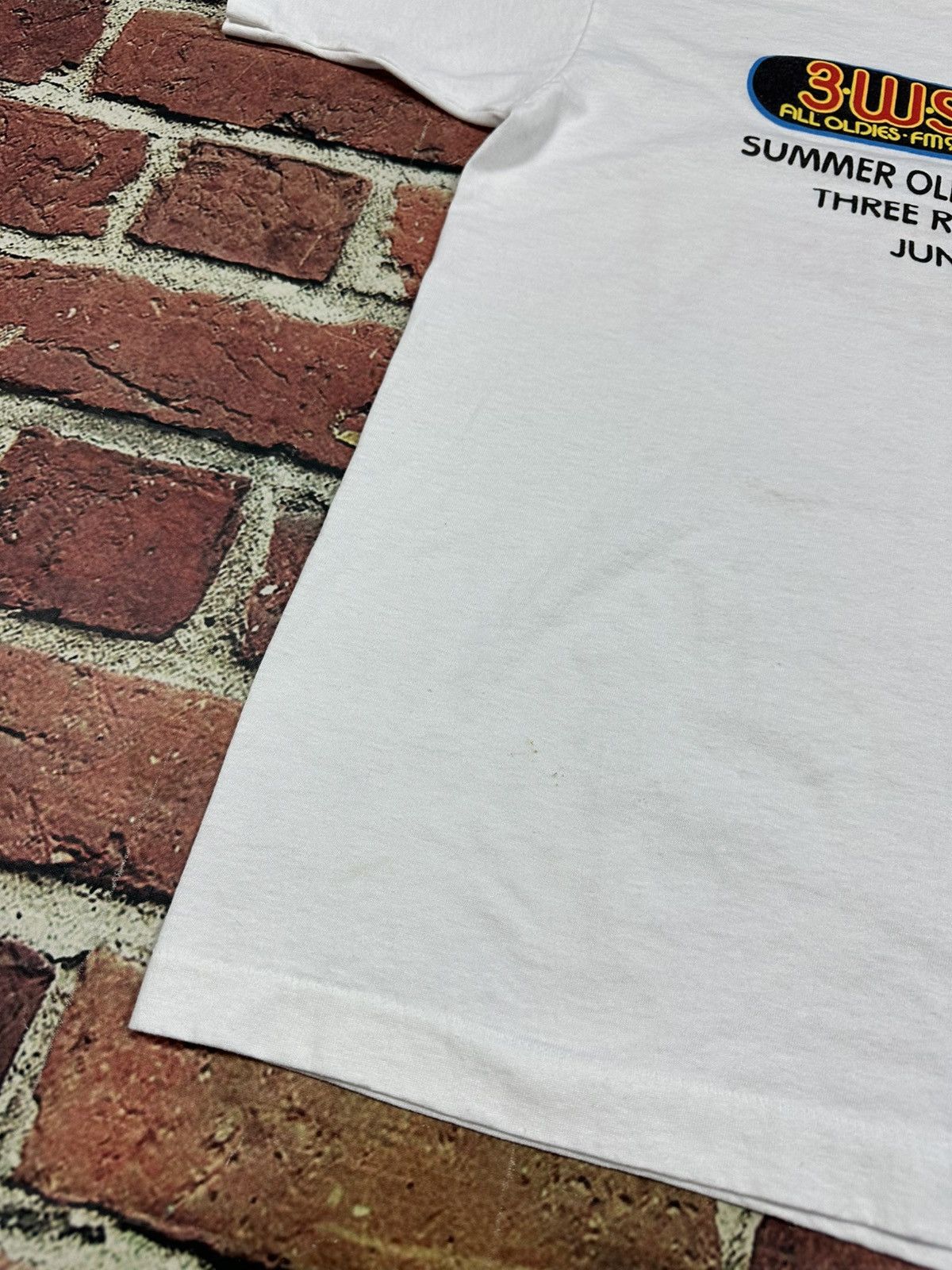 Other Vintage 1992 Summer Oldies Three Rivers Tee 3WS 94.5 Radio Size US L / EU 52-54 / 3 - 9 Thumbnail