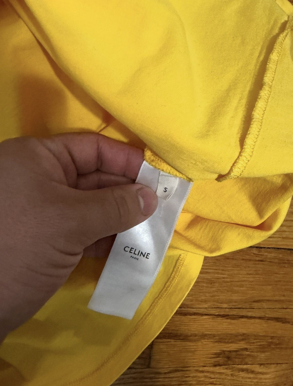 Celine CELINE LOOSE T-SHIRT IN COTTON JERSEY Size US S / EU 44-46 / 1 - 6 Thumbnail