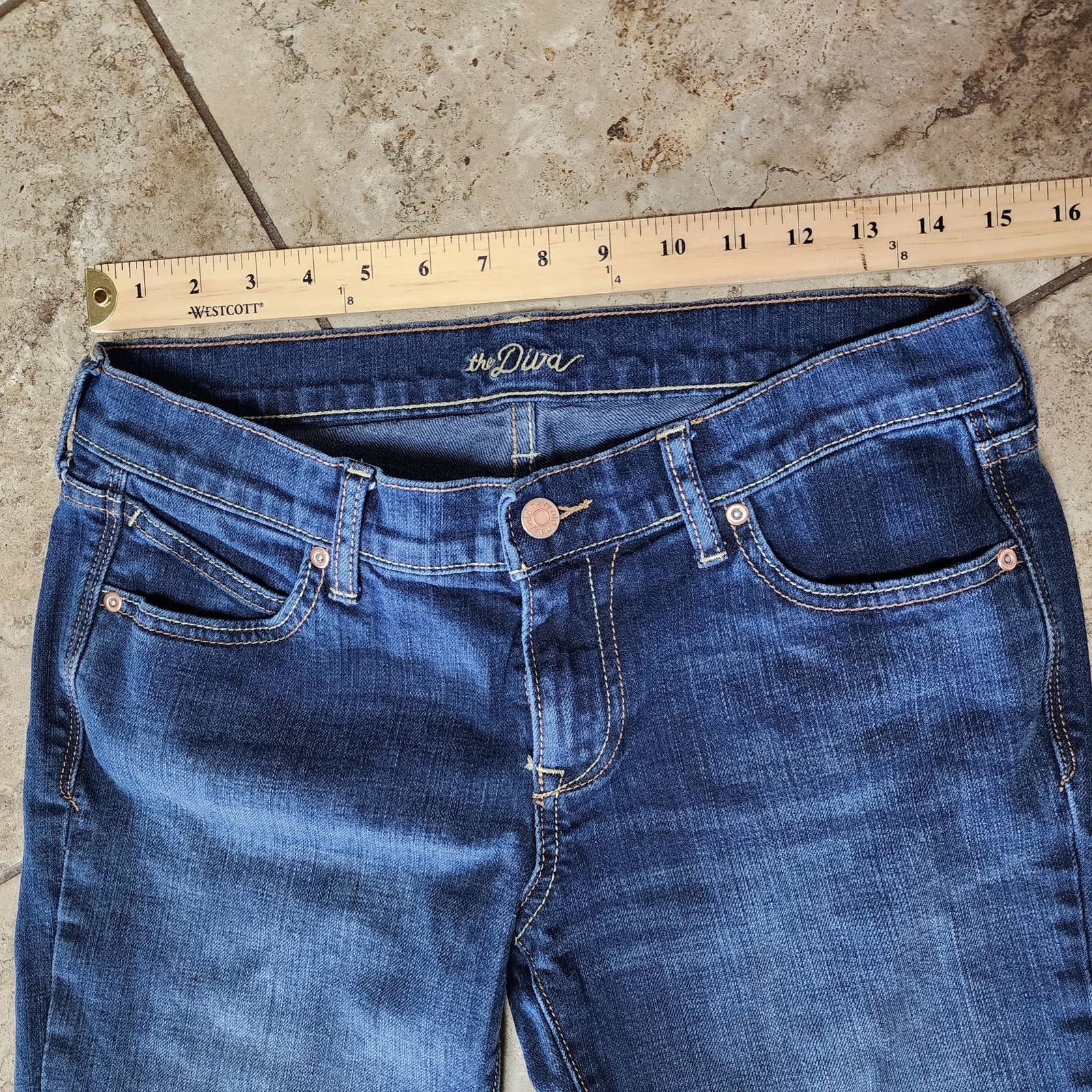 Old Navy Old Navy the Diva Women's Jeans Size 6R Size 28" / US 6 / IT 42 - 5 Thumbnail