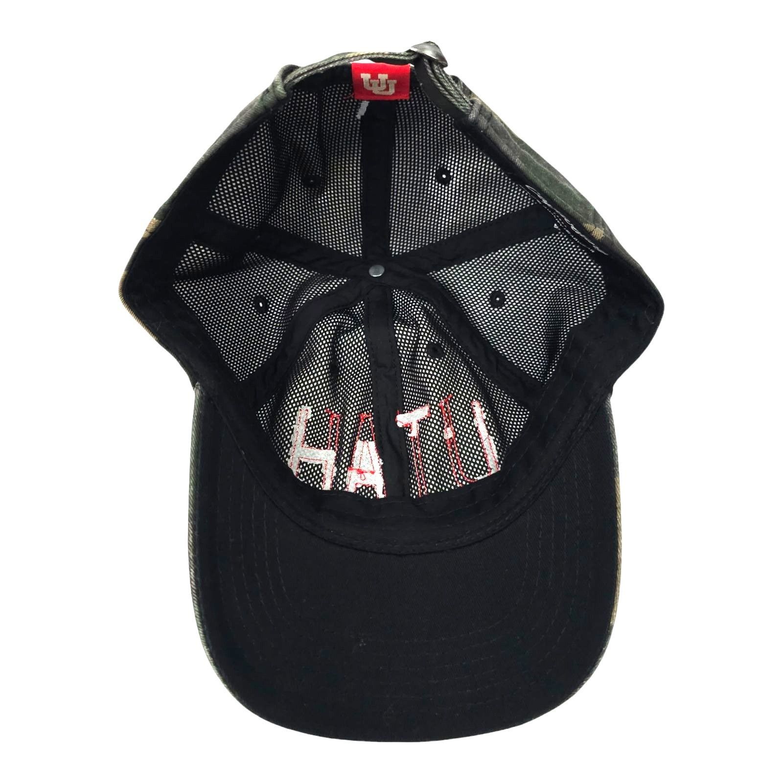 Other Utah Utes Camo Adjustable Cap Trucker Baseball Hat Stitched Size ONE SIZE - 5 Thumbnail