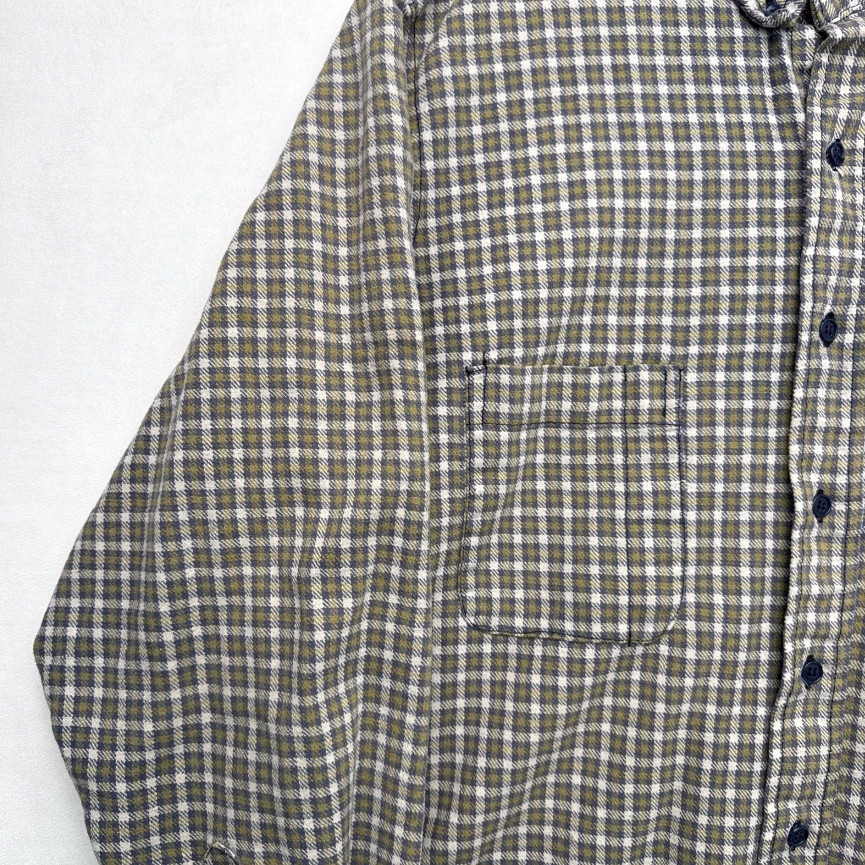Vintage VINTAGE Rasco FR Shirt Mens 2XL Tall Green Plaid Flame Resistant Work Button-Down Shirt Size US XXL / EU 58 / 5 - 4 Thumbnail
