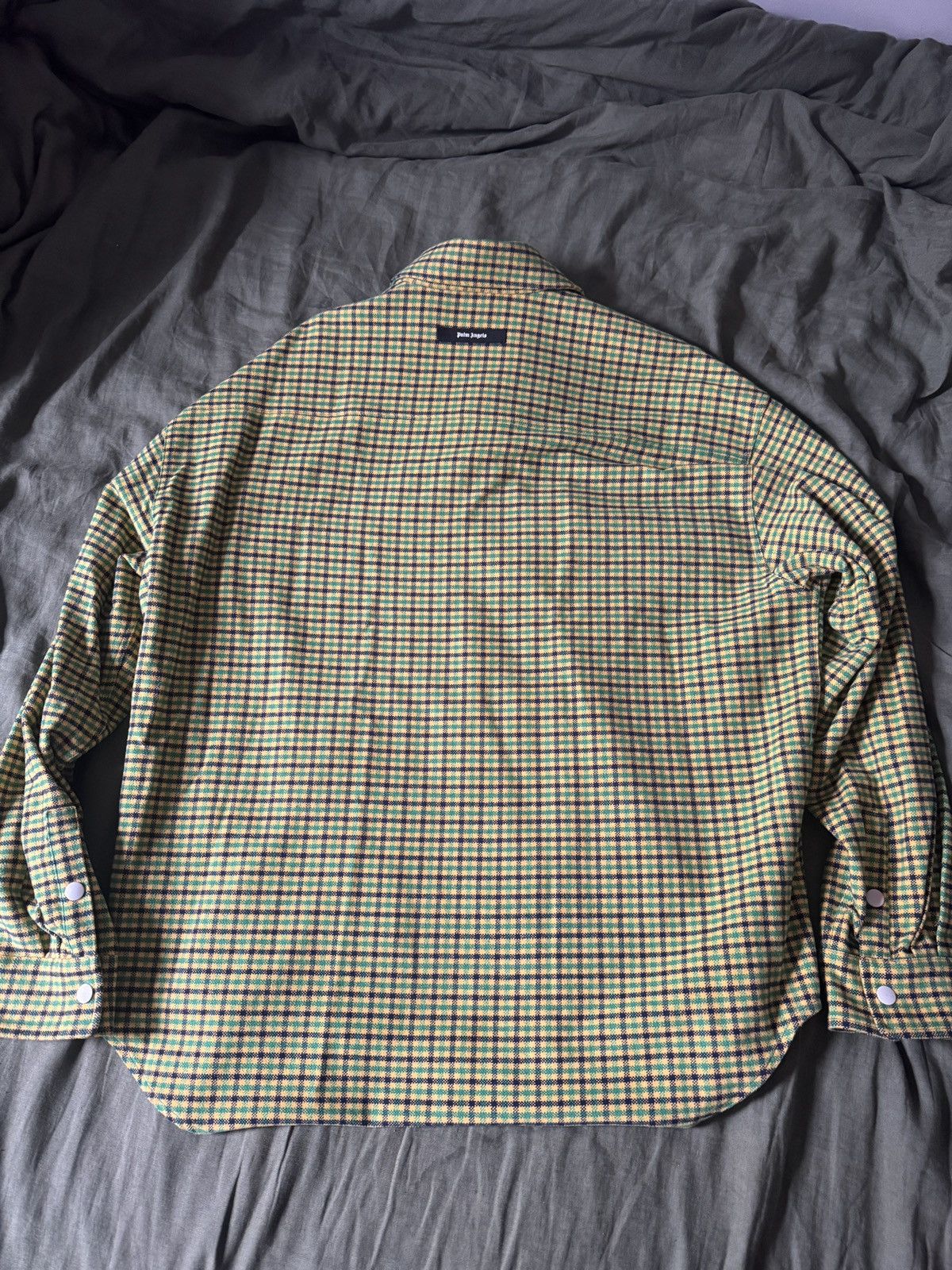 Palm Angels Palm Angels Multi Color Plaid Shirt Jacket Size US L / EU 52-54 / 3 - 7 Thumbnail